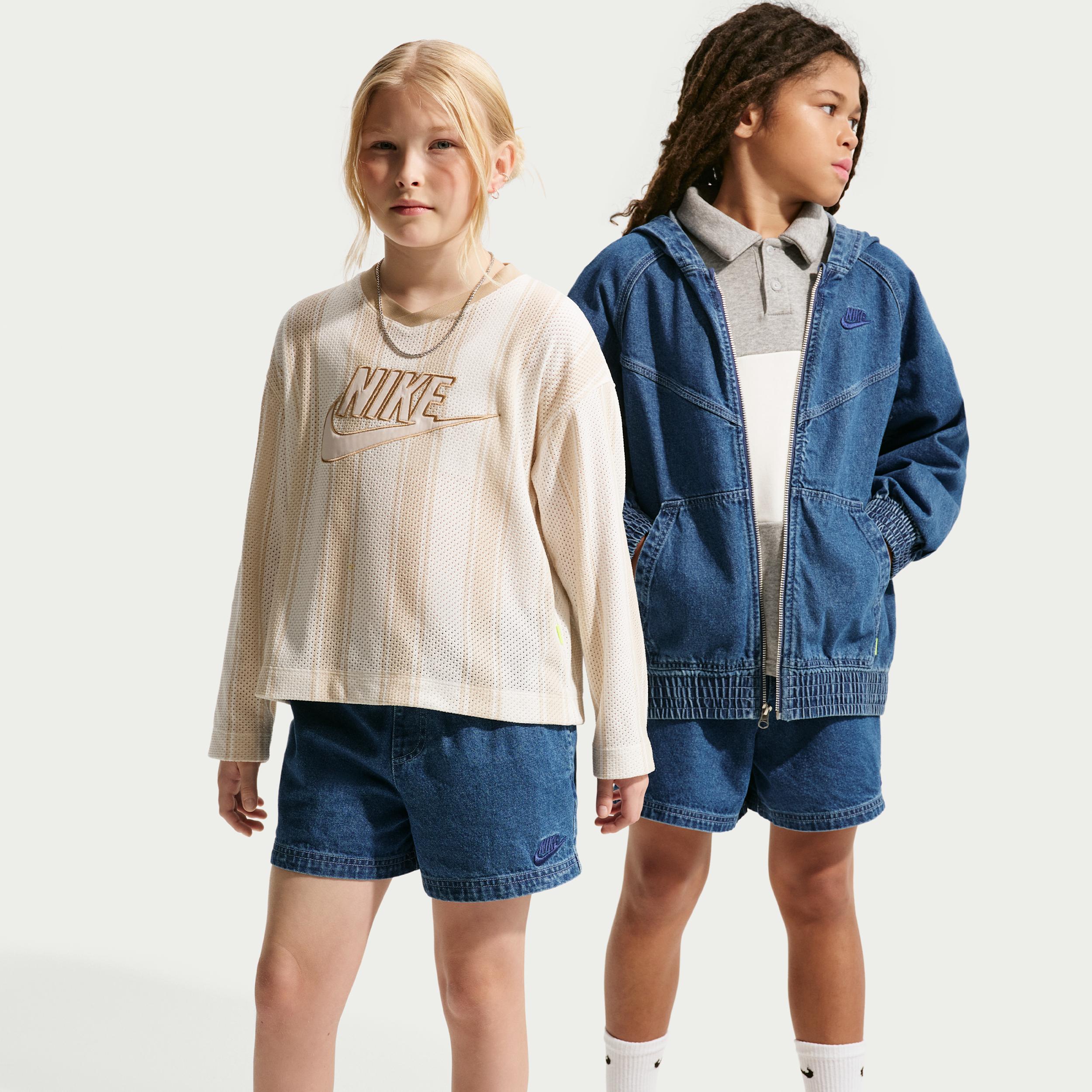 Nike Sportswear Collection Big Kids' Denim Shorts by NIKE