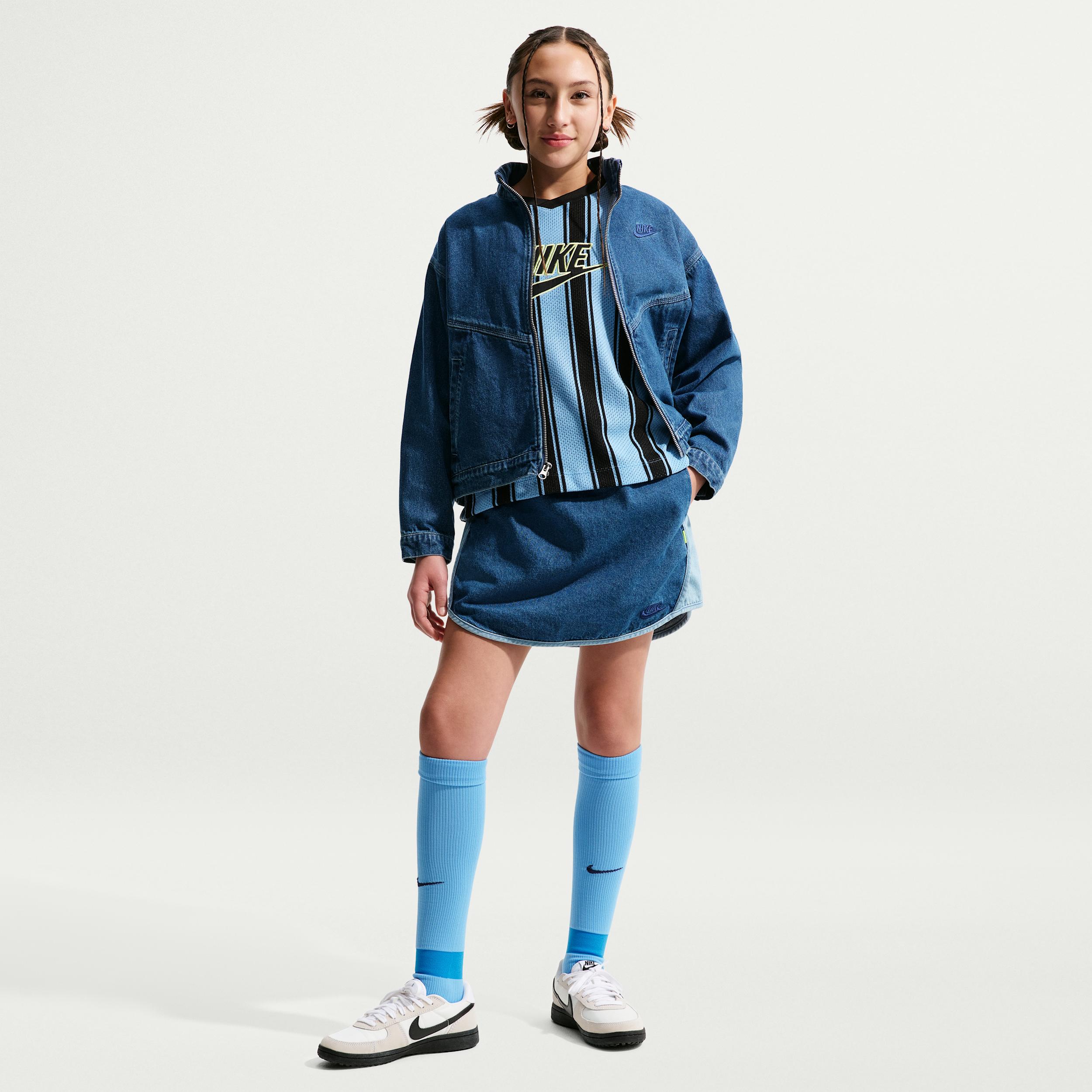 Nike Sportswear Collection Big Kids' (Girls') Denim Skirt by NIKE