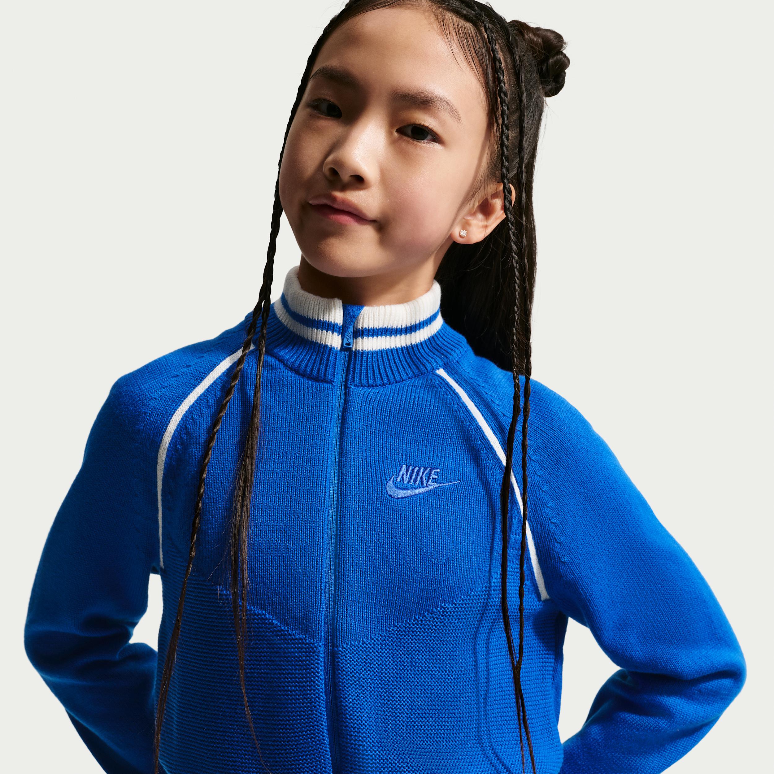 Nike Sportswear Collection Big Kids' (Girls') Sweater Track Jacket by NIKE
