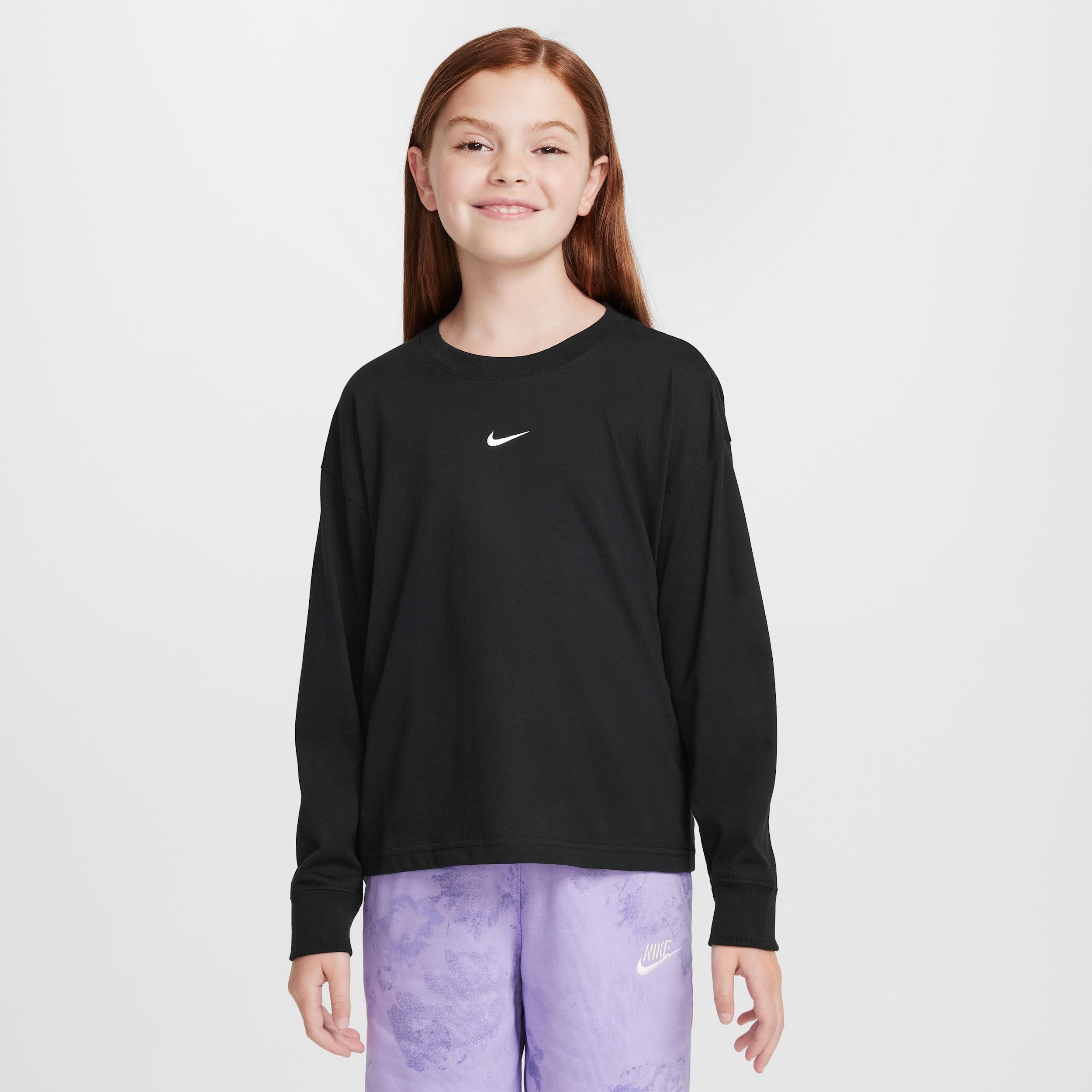 Nike Sportswear Essential Big Kids' (Girls') Long-Sleeve T-Shirt by NIKE