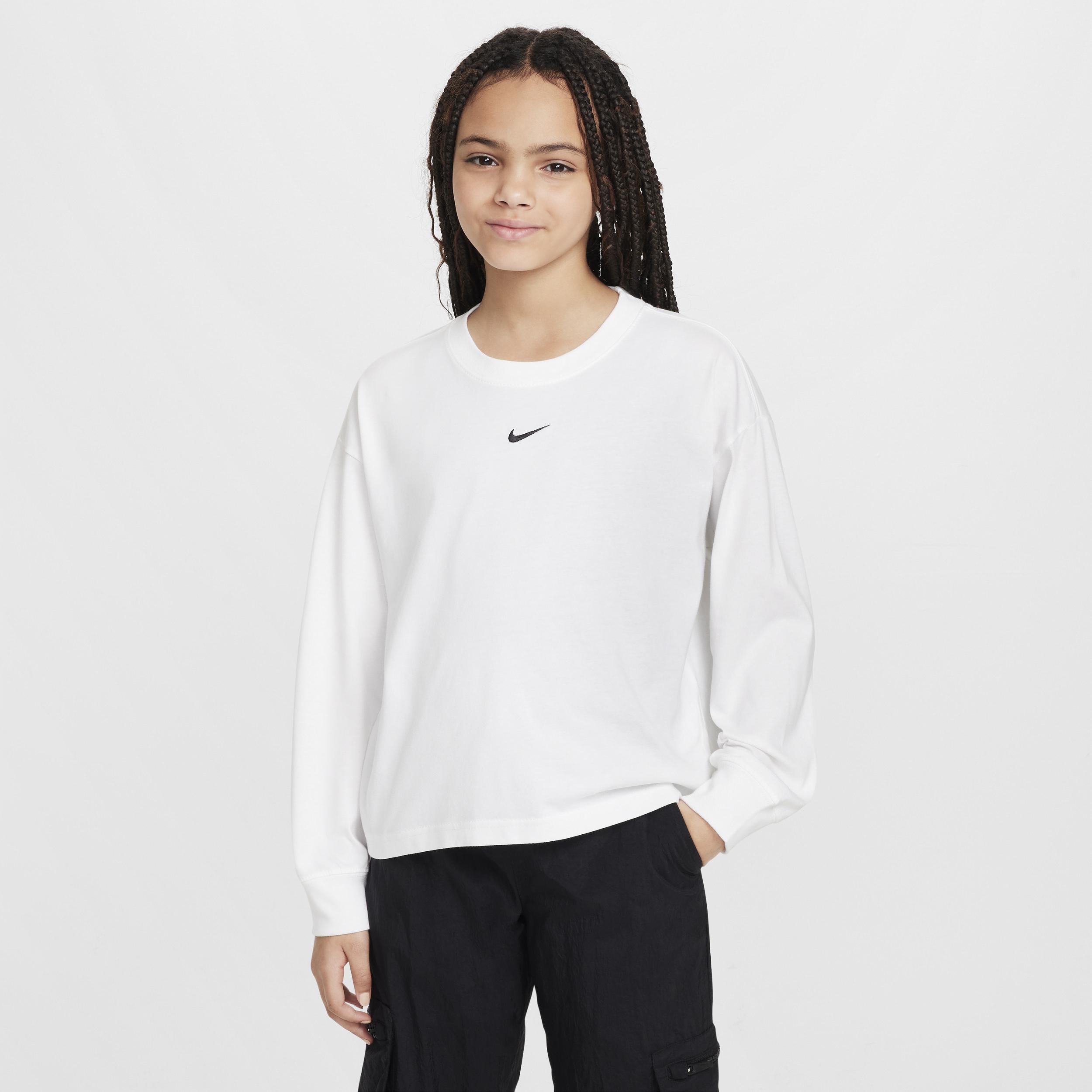 Nike Sportswear Essential Big Kids' (Girls') Long-Sleeve T-Shirt by NIKE