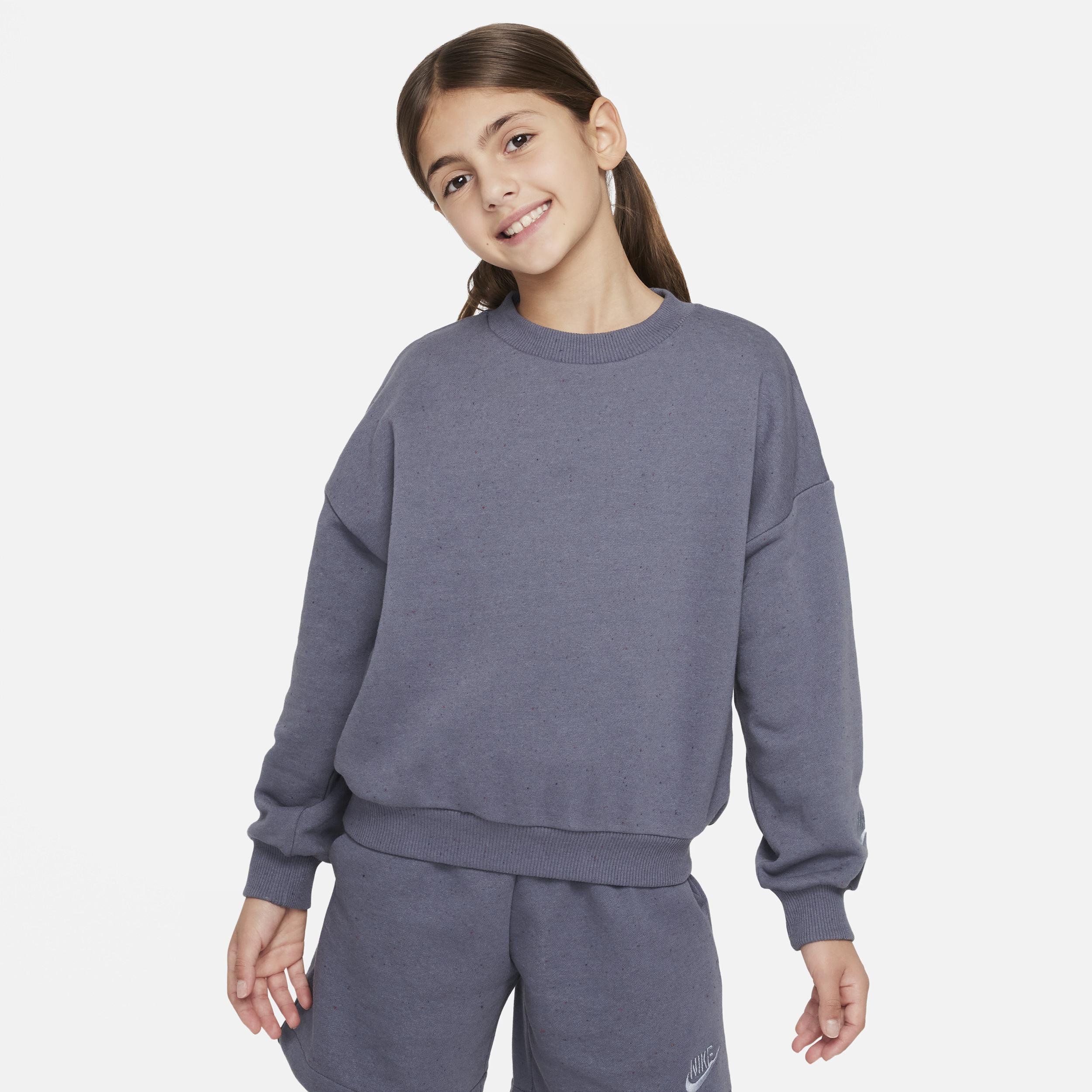 Nike Sportswear Icon Fleece Big Kids' Oversized Sweatshirt by NIKE