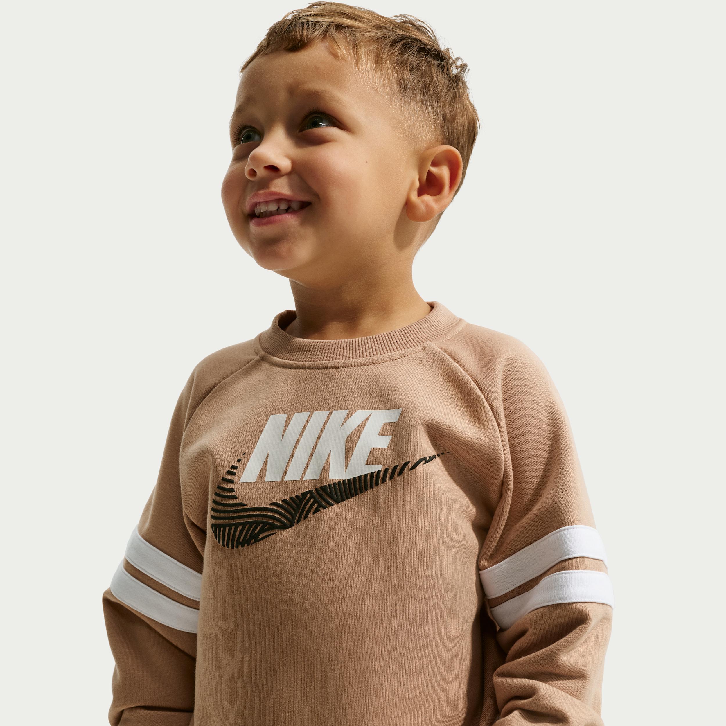 Nike Sportswear In The Zone Toddler French Terry Oversized Crew by NIKE
