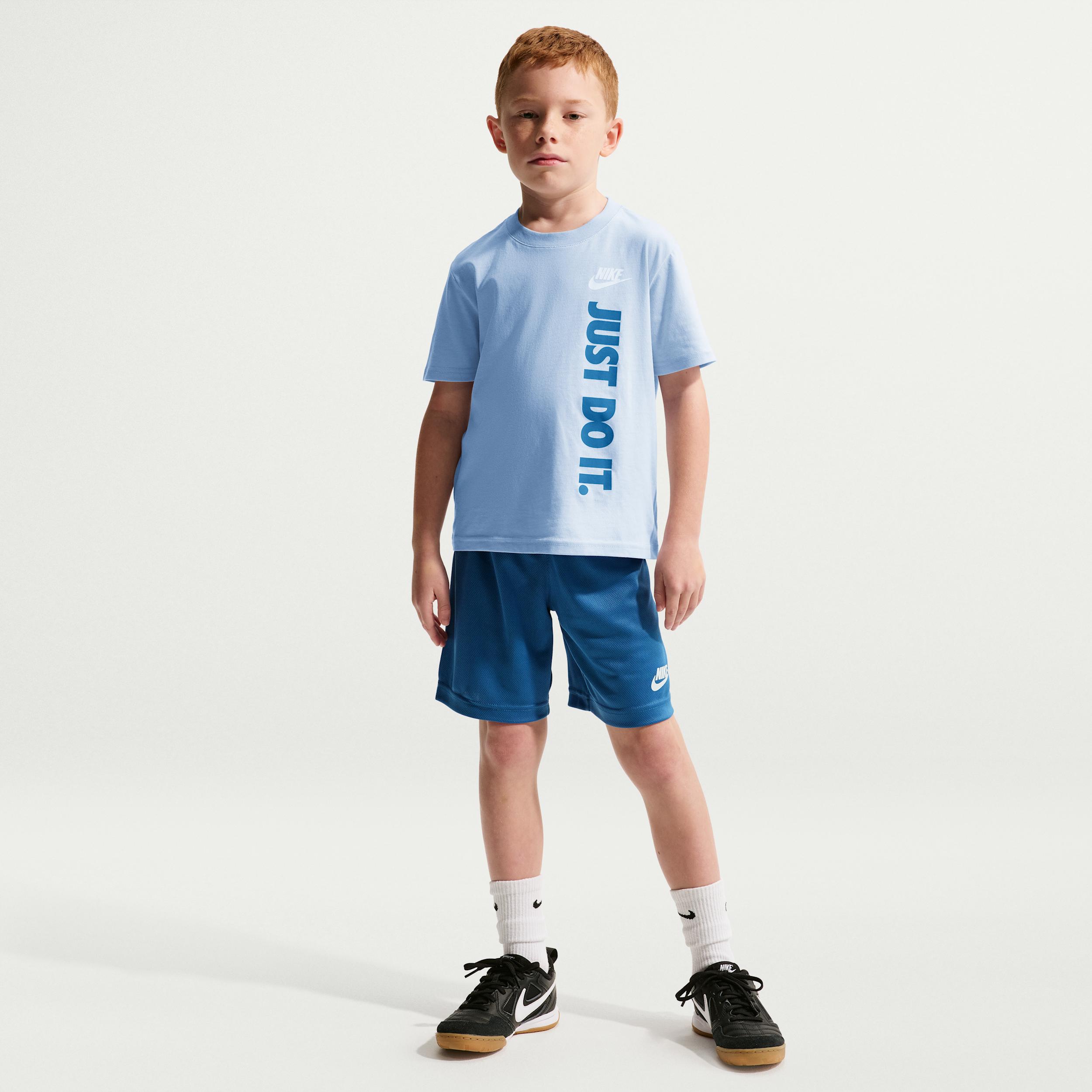 Nike Sportswear Little Kids' "Just Do It" Graphic T-Shirt and Mesh Shorts Set by NIKE