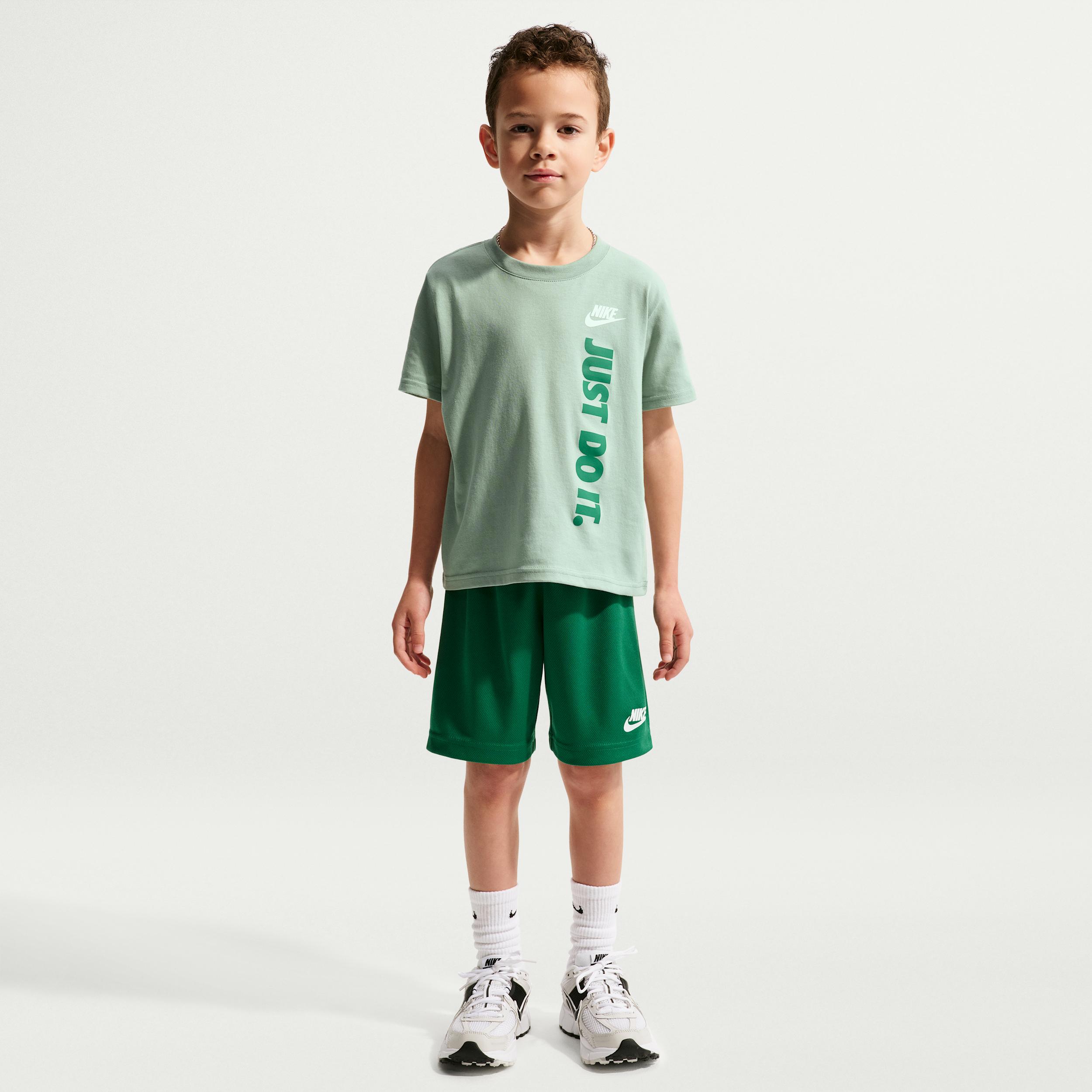 Nike Sportswear Little Kids' "Just Do It" Graphic T-Shirt and Mesh Shorts Set by NIKE