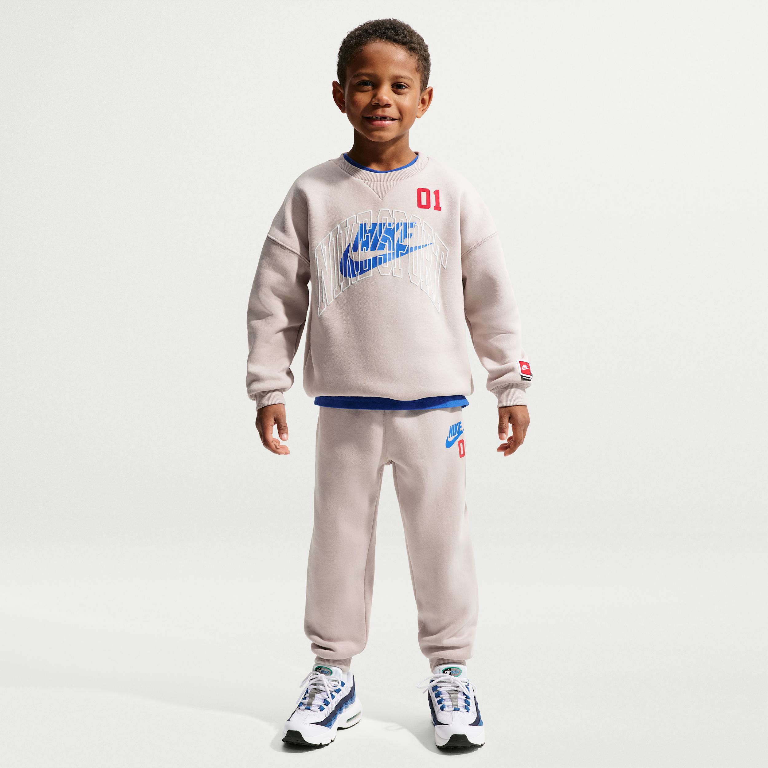 Nike Sportswear Little Kids' Multisport 2-Piece Fleece Crew Set by NIKE