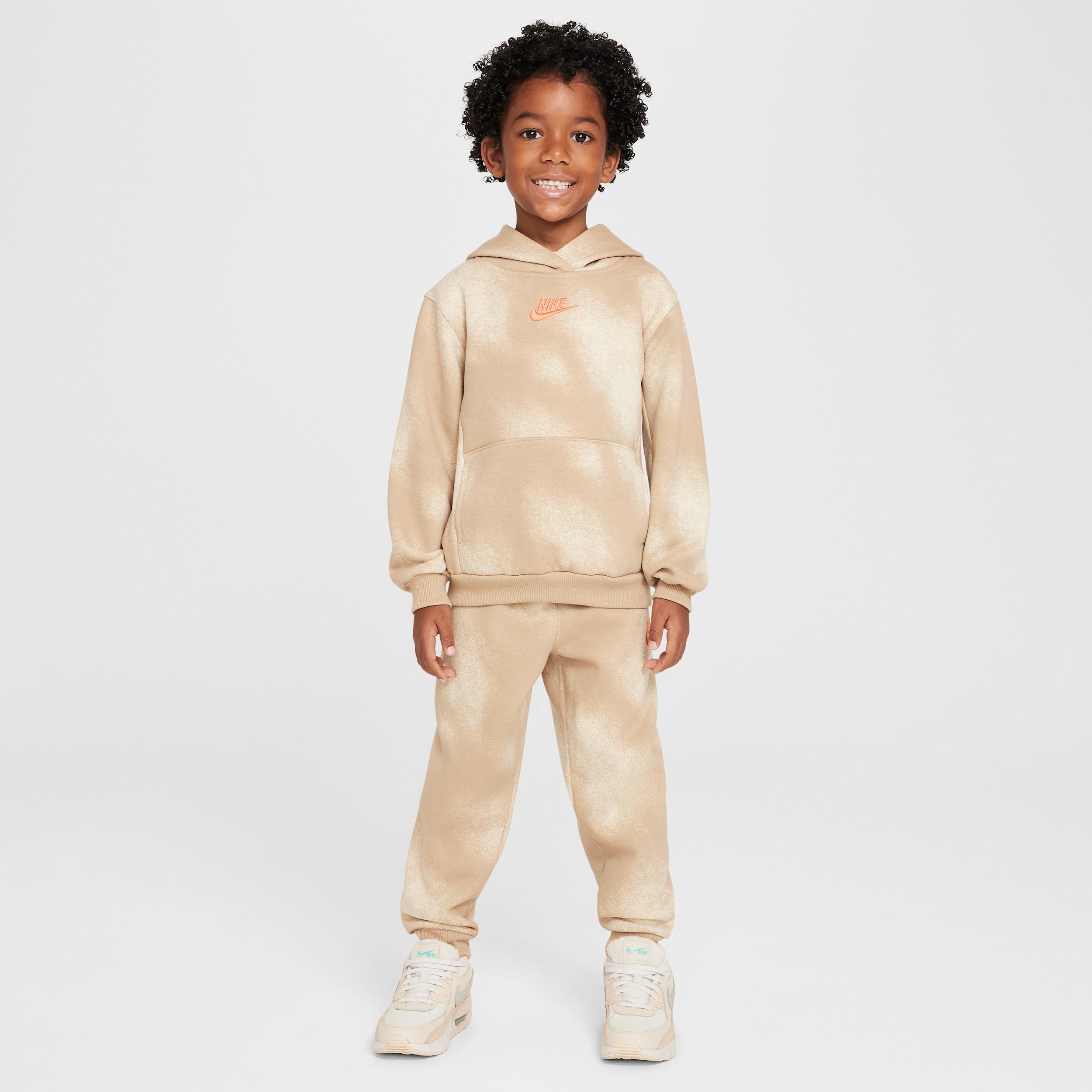 Nike Sportswear Powder Play Little Kids' Lightweight Fleece 2-Piece Pullover Hoodie Set by NIKE