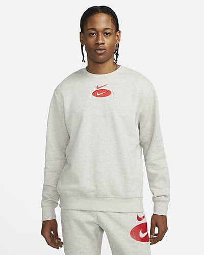 Nike Sportswear popular Swoosh Men's Fleece Crew