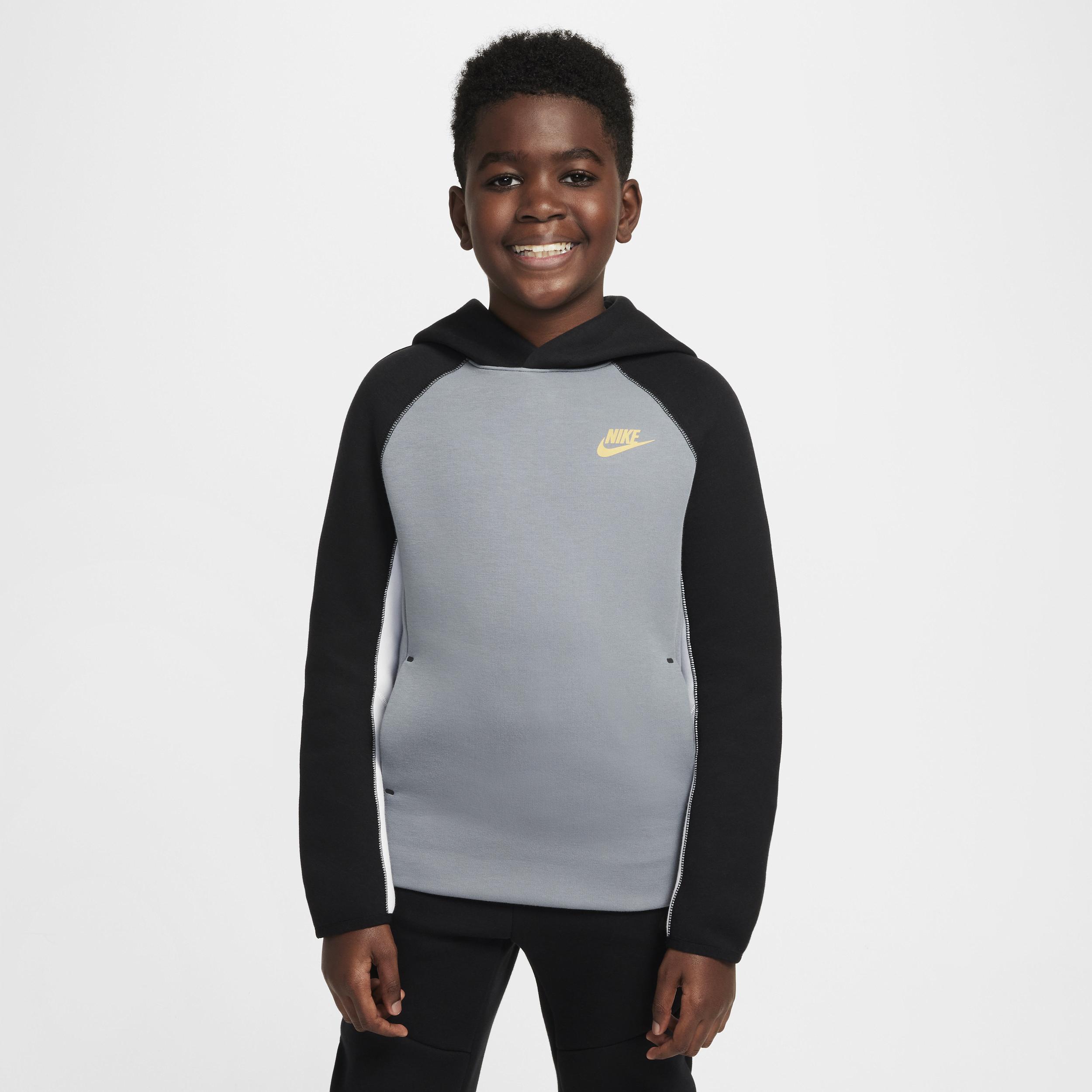 Nike Sportswear Tech Fleece Big Kids' (Boys') Pullover Hoodie by NIKE