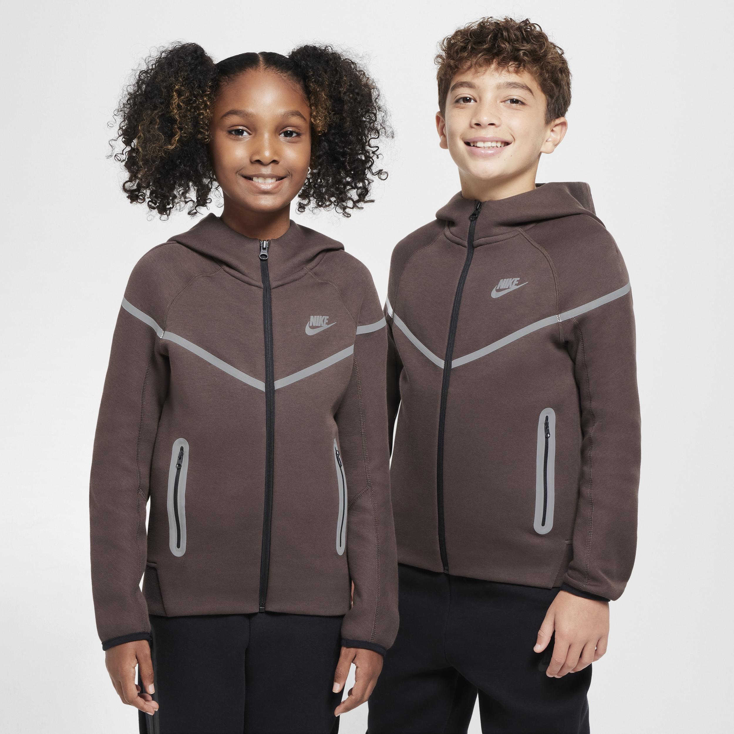 Nike Sportswear Tech Fleece Big Kids' (Boys') Reflective Full-Zip Hoodie by NIKE