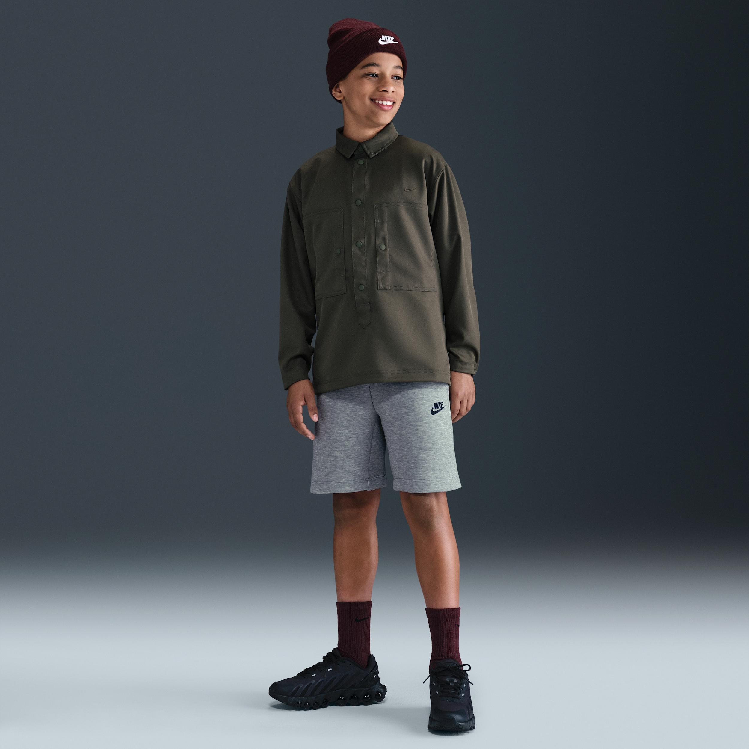 Nike Sportswear Tech Fleece Big Kids' (Boys') Shorts by NIKE