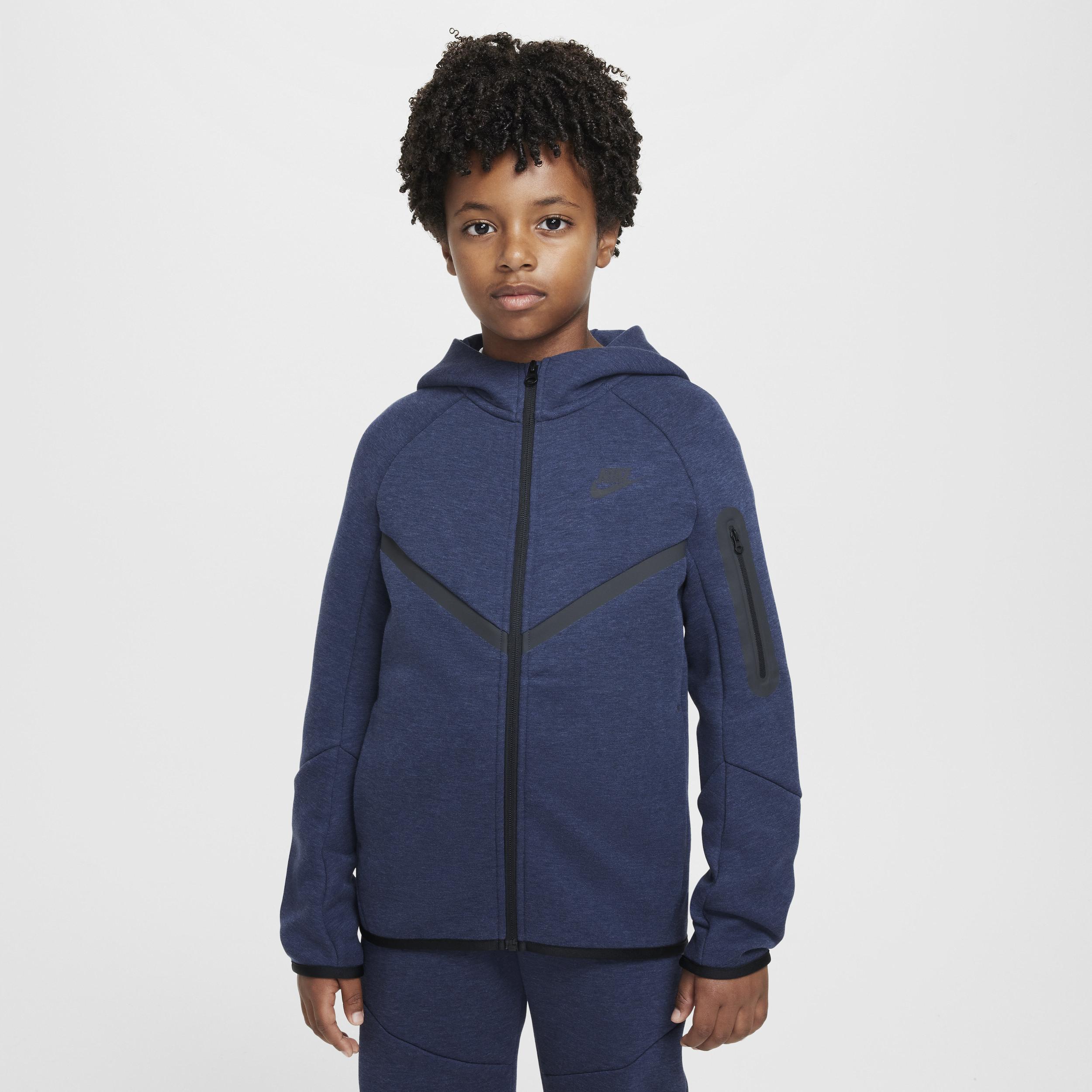 Nike Sportswear Tech Fleece Big Kids' Full-Zip Hoodie by NIKE