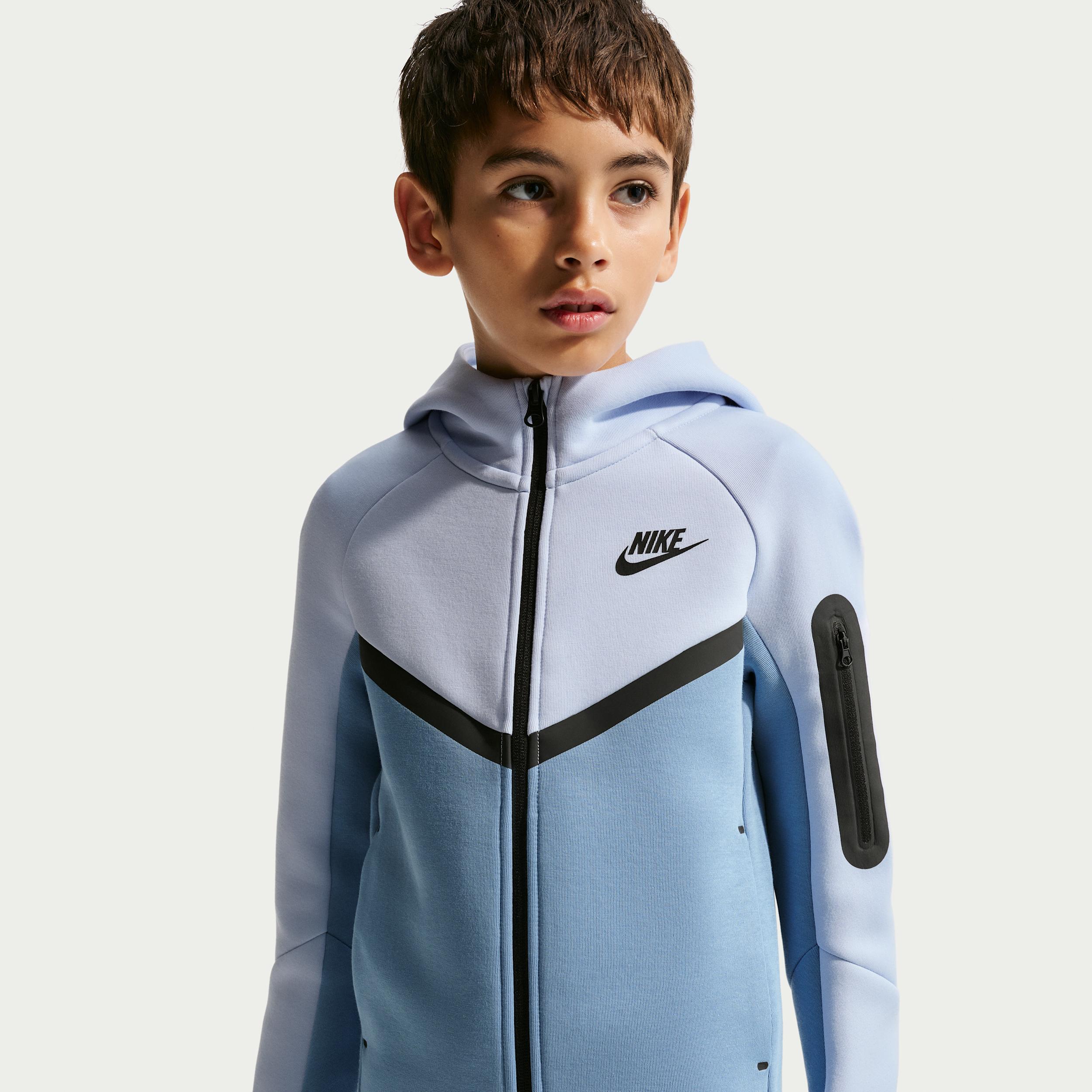 Nike Sportswear Tech Fleece Big Kids' Full-Zip Hoodie by NIKE