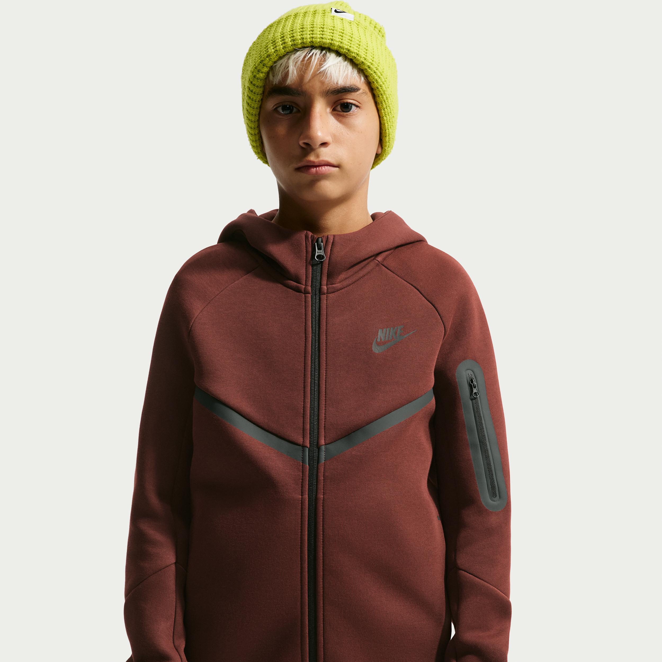 Nike Sportswear Tech Fleece Big Kids' Full-Zip Hoodie by NIKE