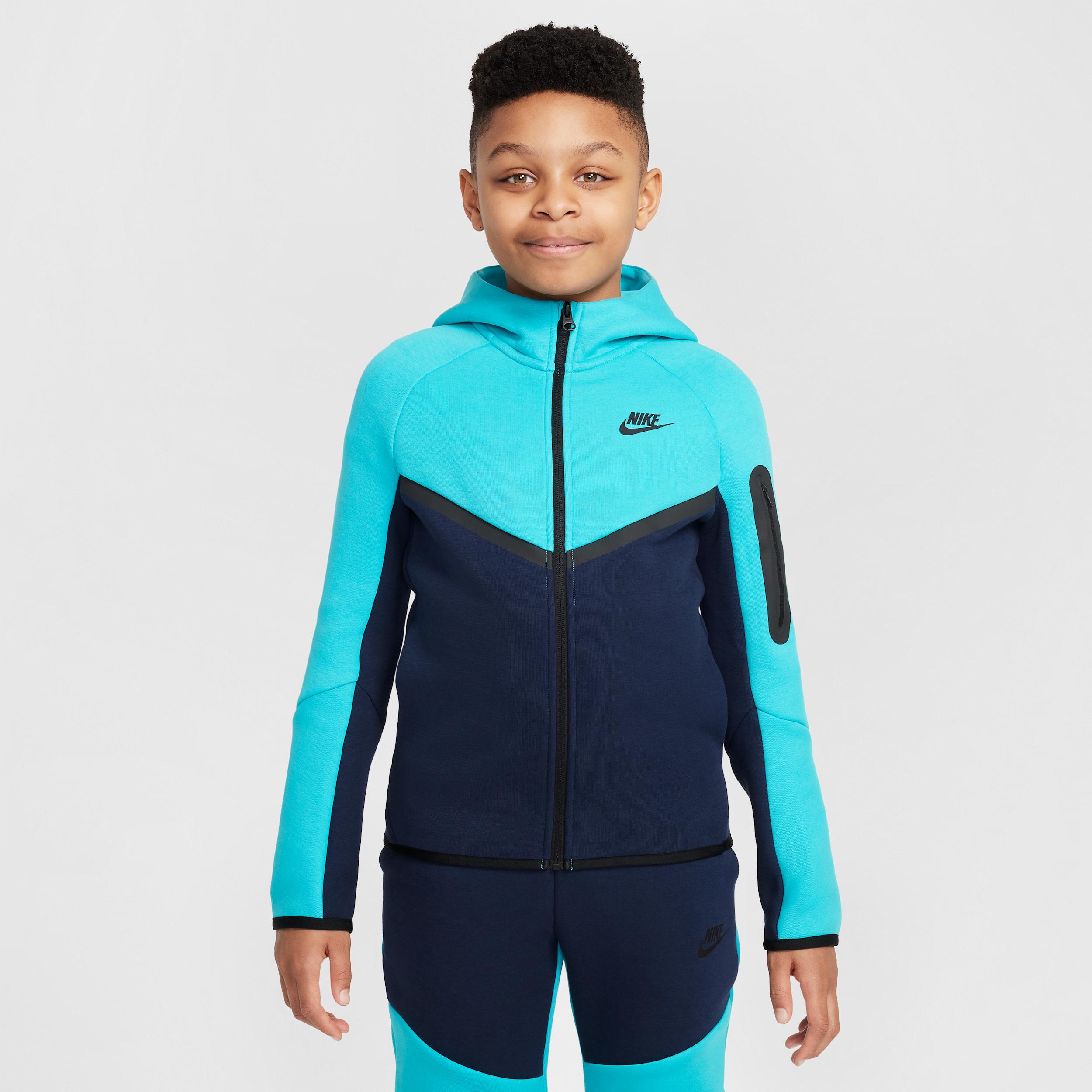 Nike Sportswear Tech Fleece Big Kids' Full-Zip Hoodie by NIKE