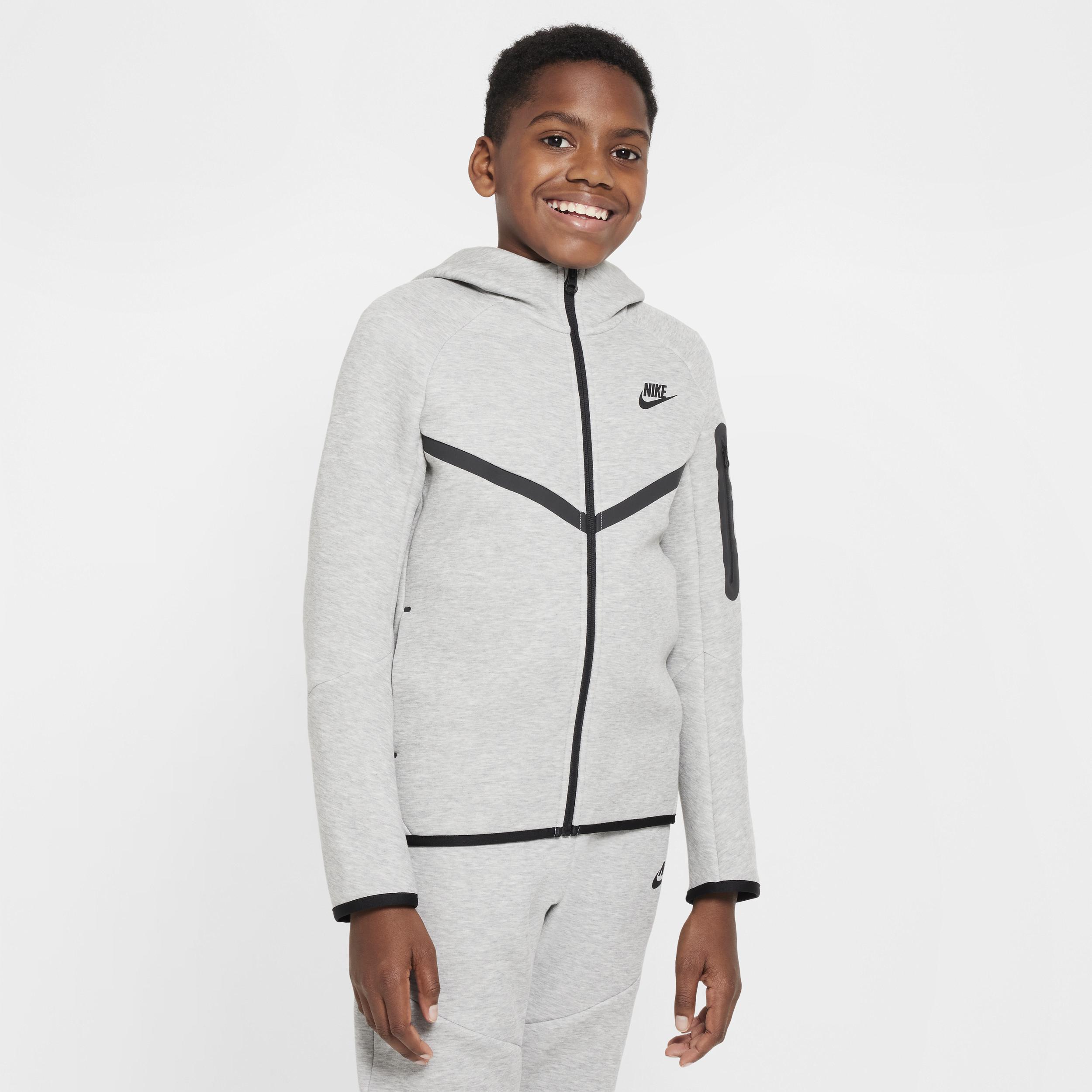 Nike Sportswear Tech Fleece Big Kids' Full-Zip Hoodie by NIKE