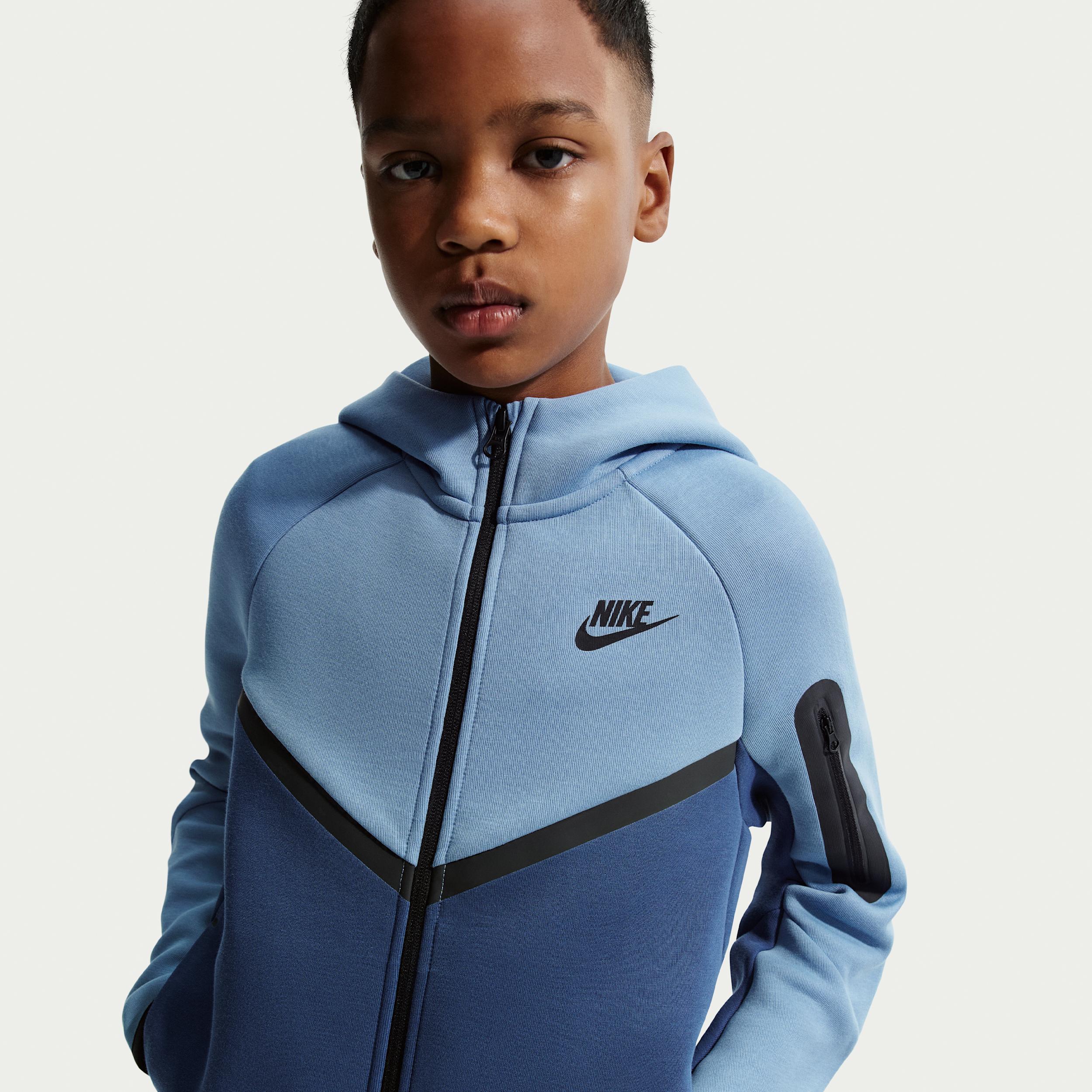 Nike Sportswear Tech Fleece Big Kids' Full-Zip Hoodie by NIKE
