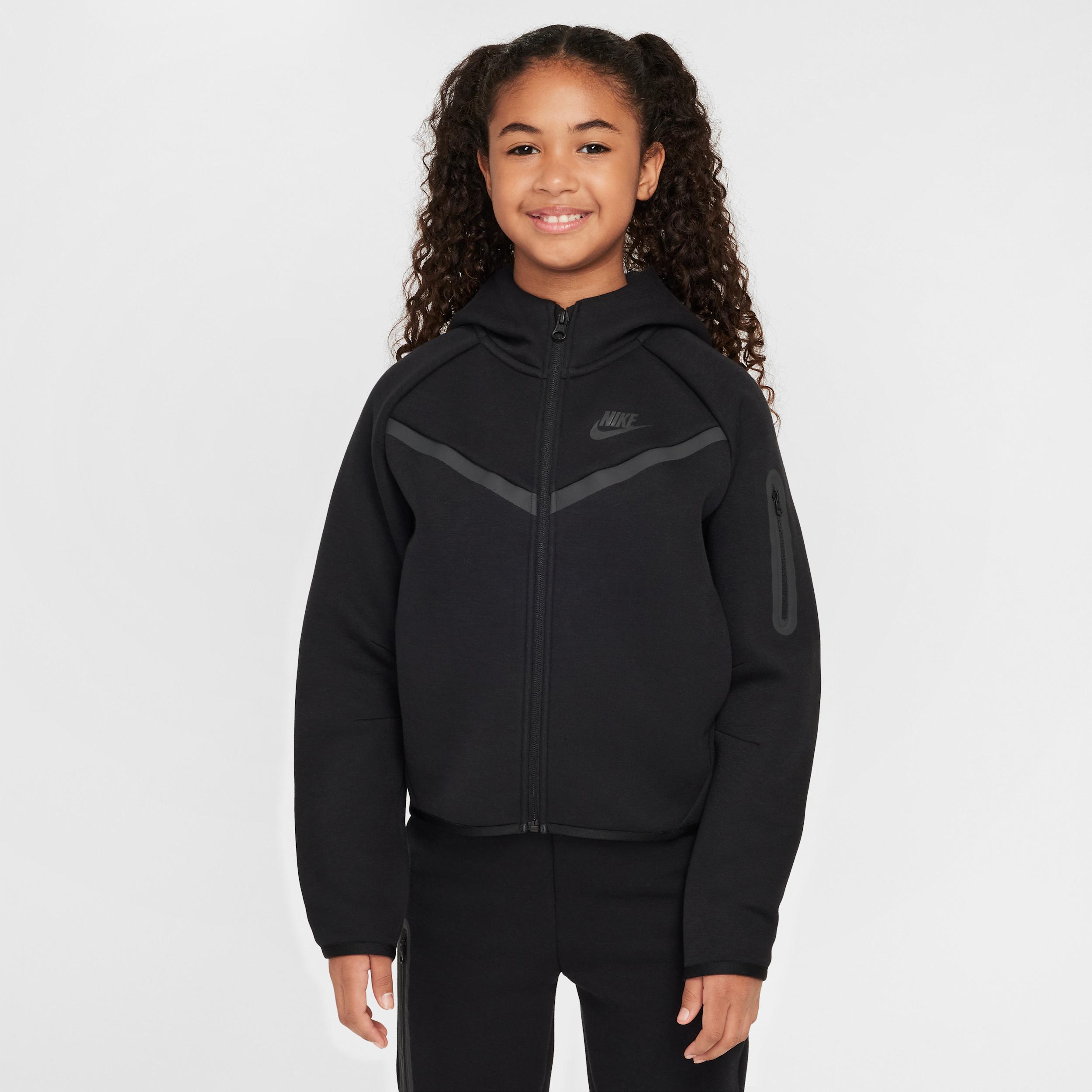 Nike Sportswear Tech Fleece Big Kids' (Girls') Full-Zip Hoodie by NIKE