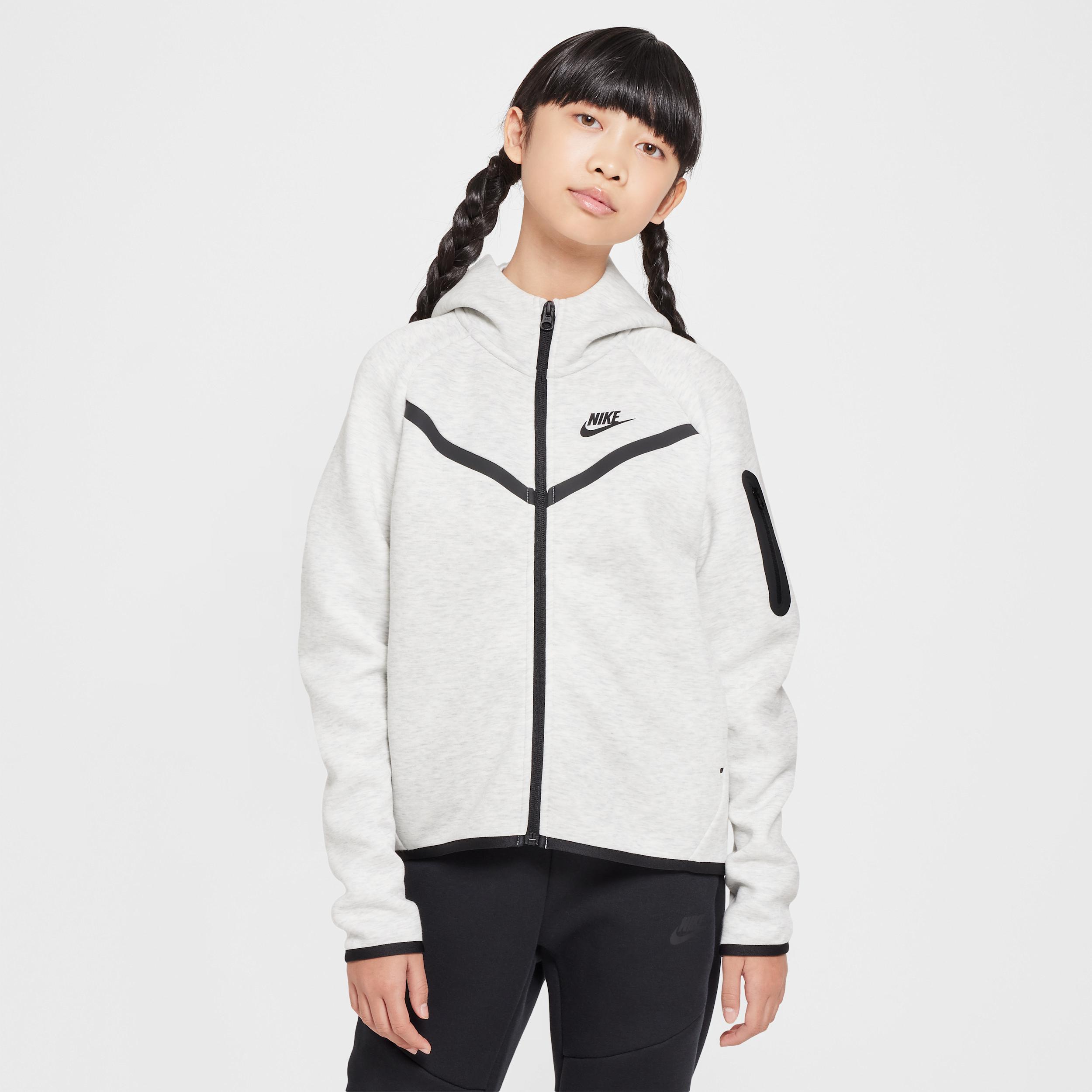 Nike Sportswear Tech Fleece Big Kids' (Girls') Full-Zip Hoodie by NIKE