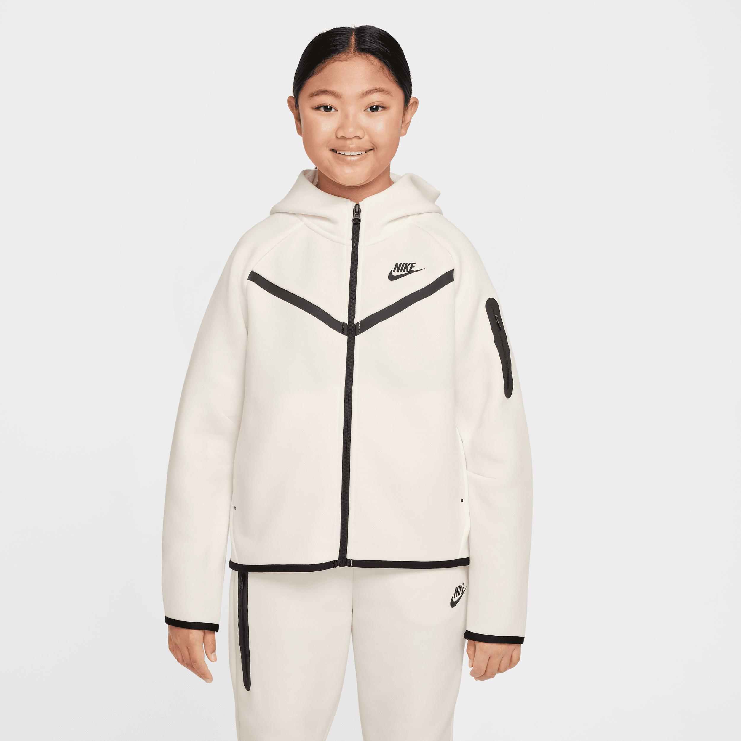 Nike Sportswear Tech Fleece Big Kids' (Girls') Full-Zip Hoodie by NIKE