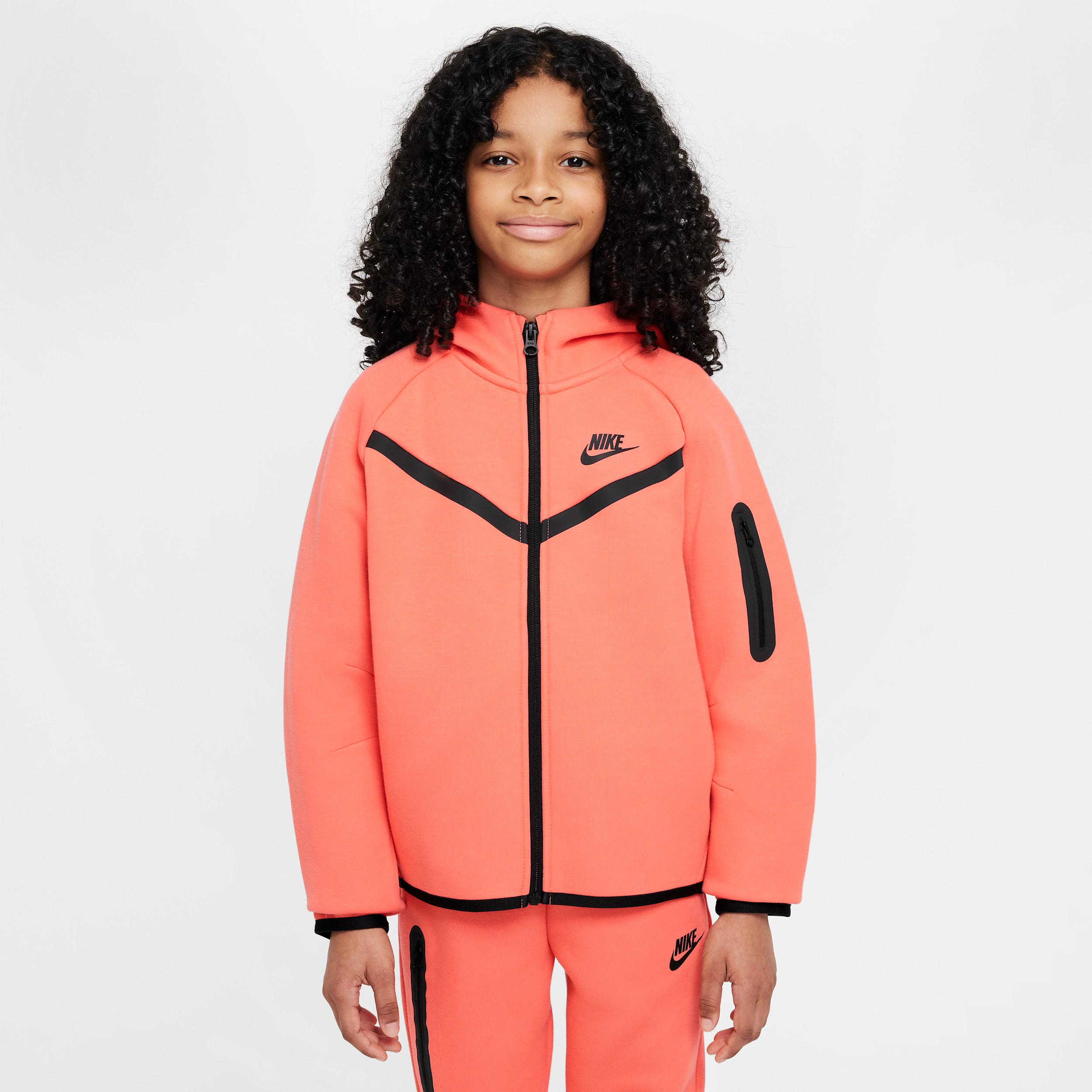 Nike Sportswear Tech Fleece Big Kids' (Girls') Full-Zip Hoodie by NIKE