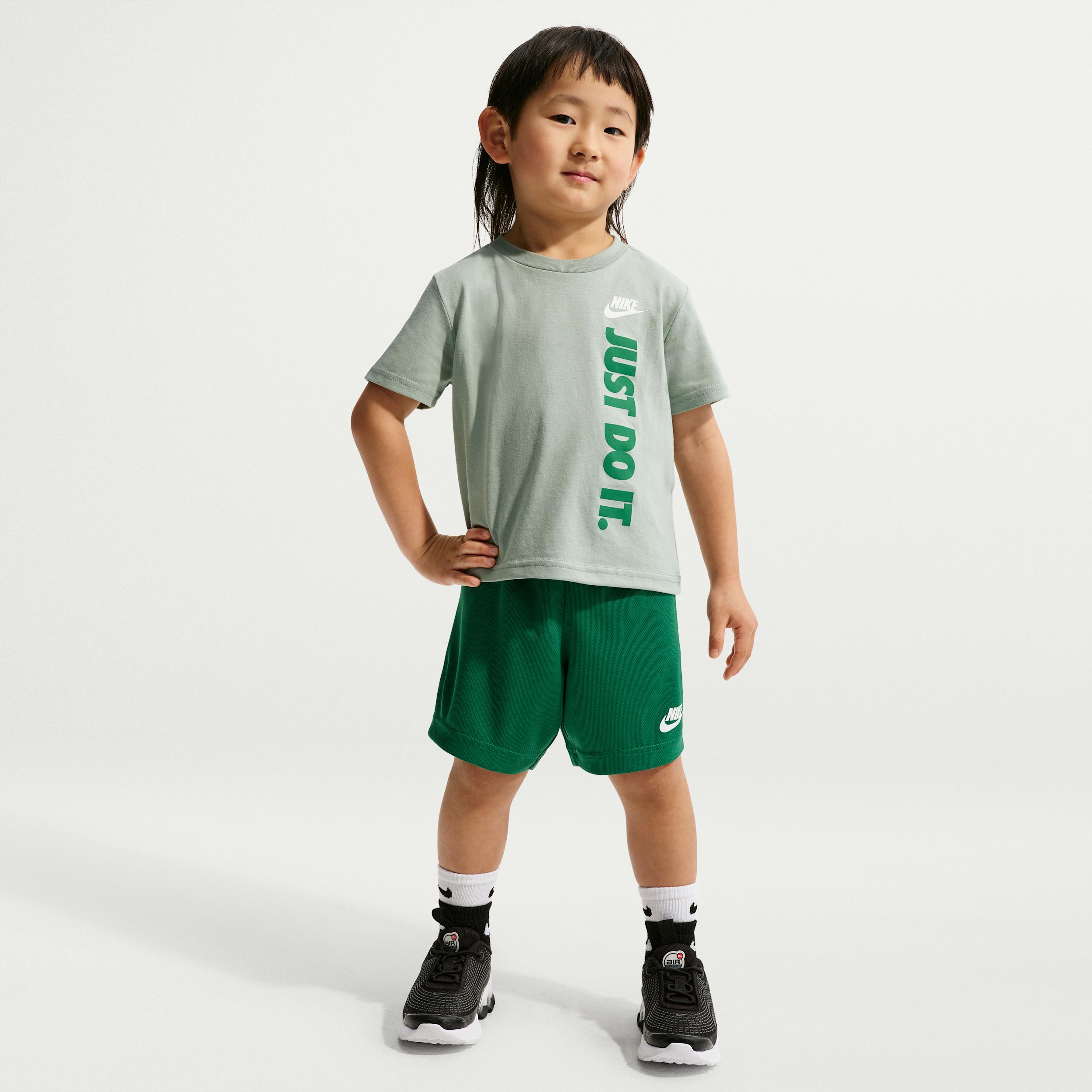 Nike Sportswear Toddler "Just Do It" Graphic T-Shirt and Mesh Shorts Set by NIKE