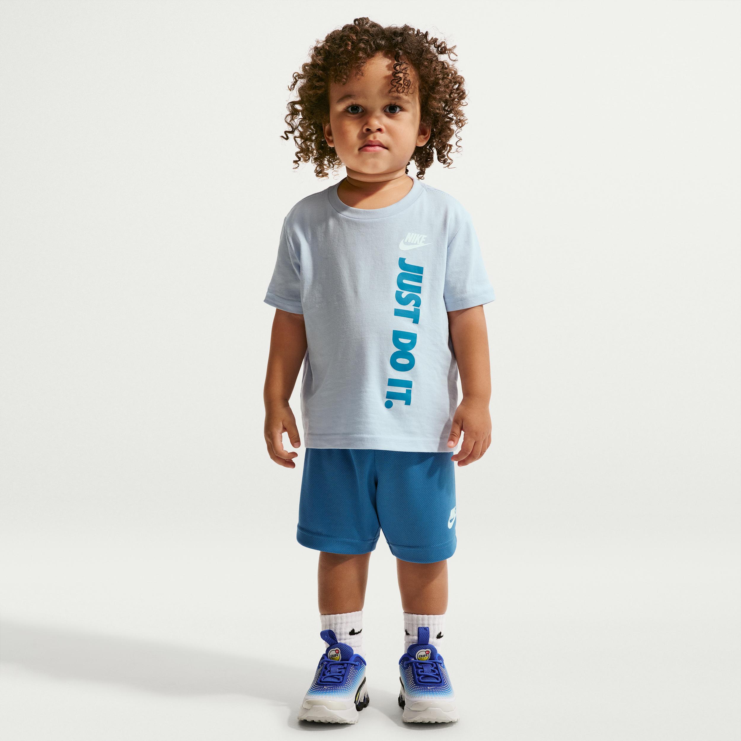 Nike Sportswear Toddler "Just Do It" Graphic T-Shirt and Mesh Shorts Set by NIKE