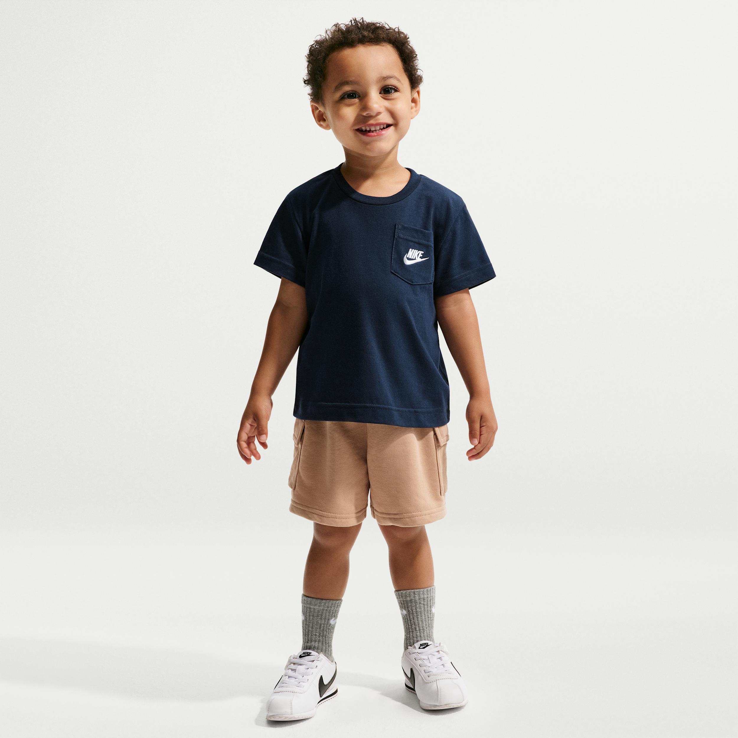 Nike Sportswear Toddler Pocket T-Shirt and French Terry Shorts Set by NIKE