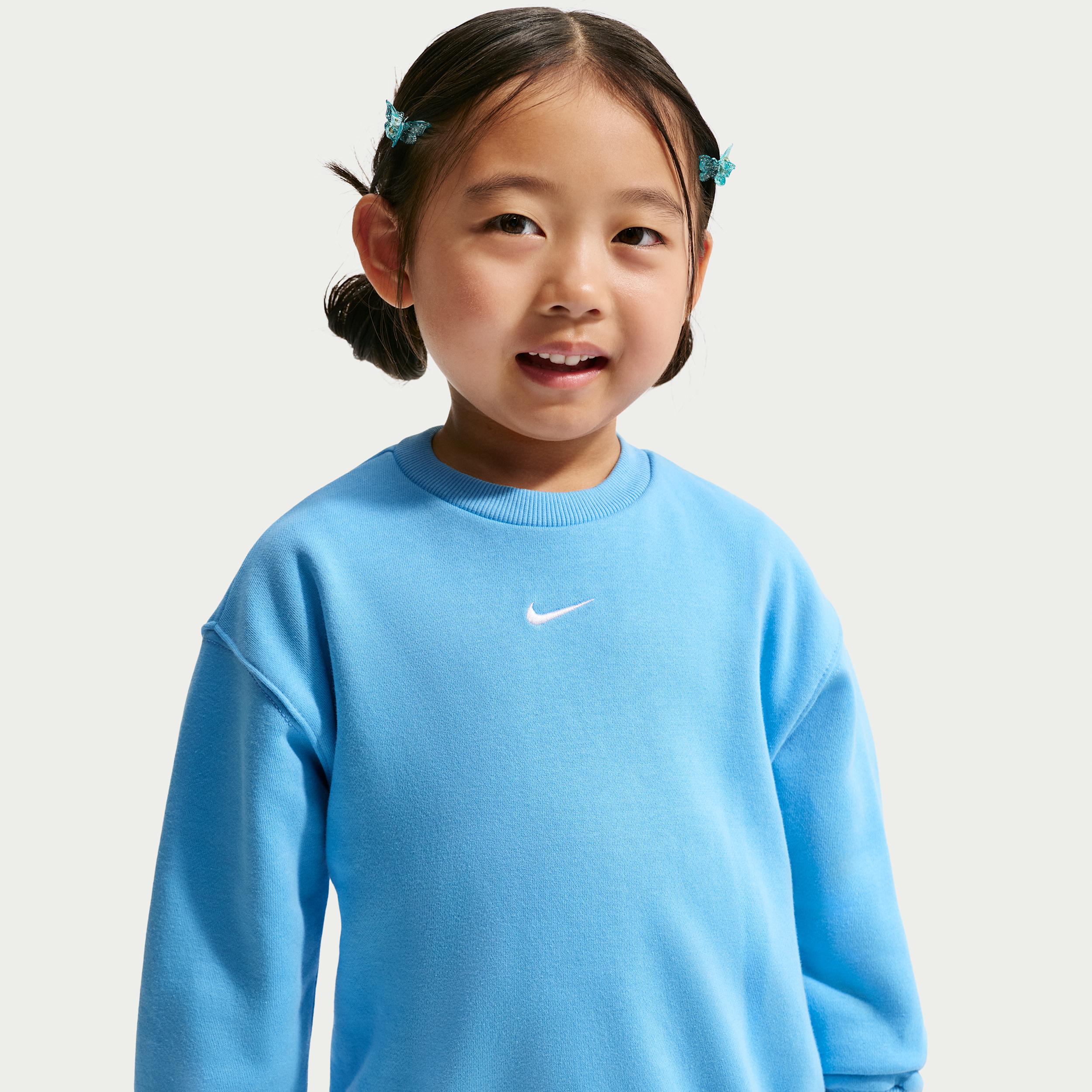 Nike Sportswear Toddler Studio Fleece Oversized Crew by NIKE