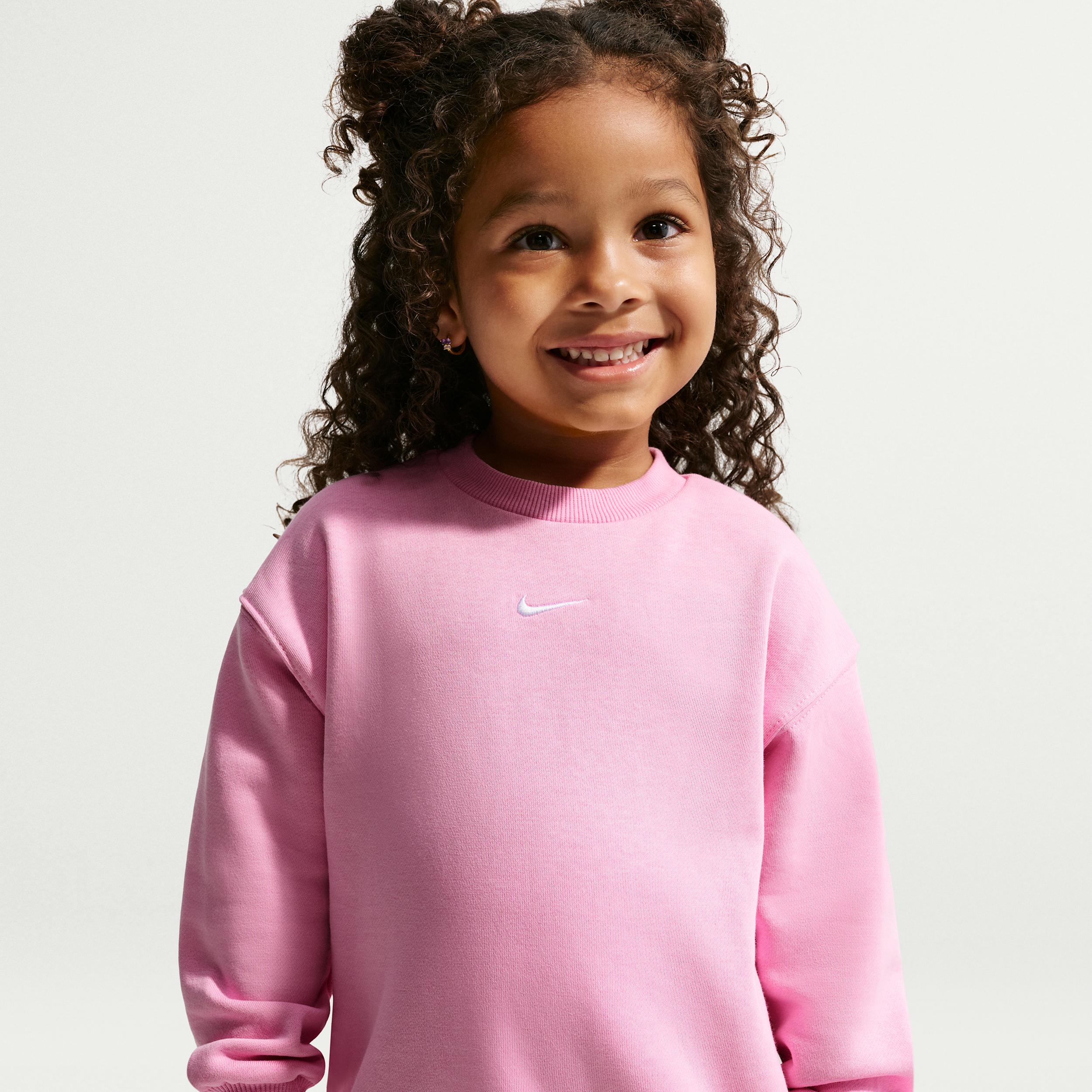 Nike Sportswear Toddler Studio Fleece Oversized Crew by NIKE