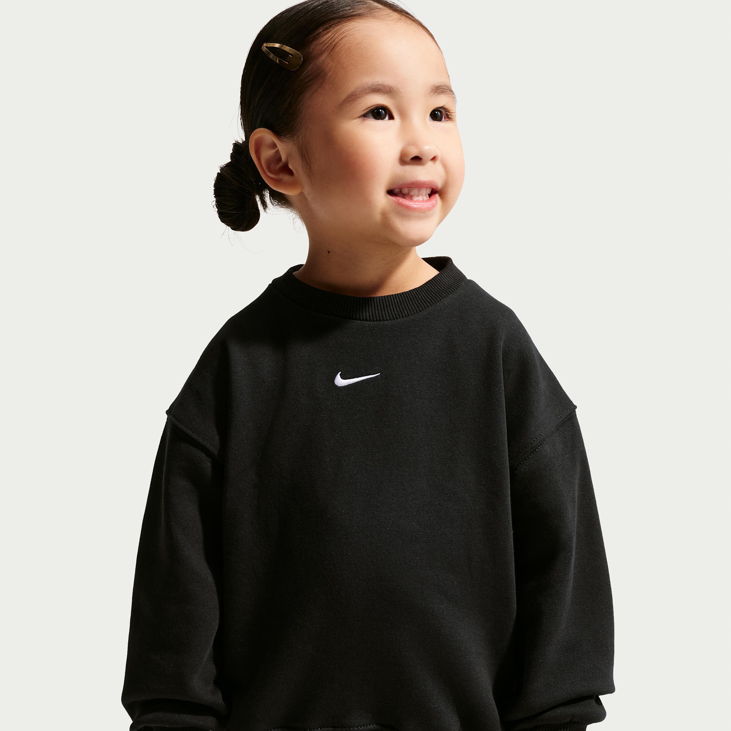Nike Sportswear Toddler Studio Fleece Oversized Crew by NIKE