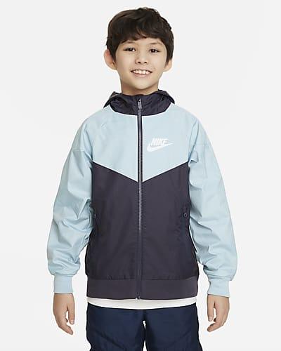 Nike Sportswear Windrunner Big Kids' (Boys') Loose Hip-Length Hooded Jacket by NIKE