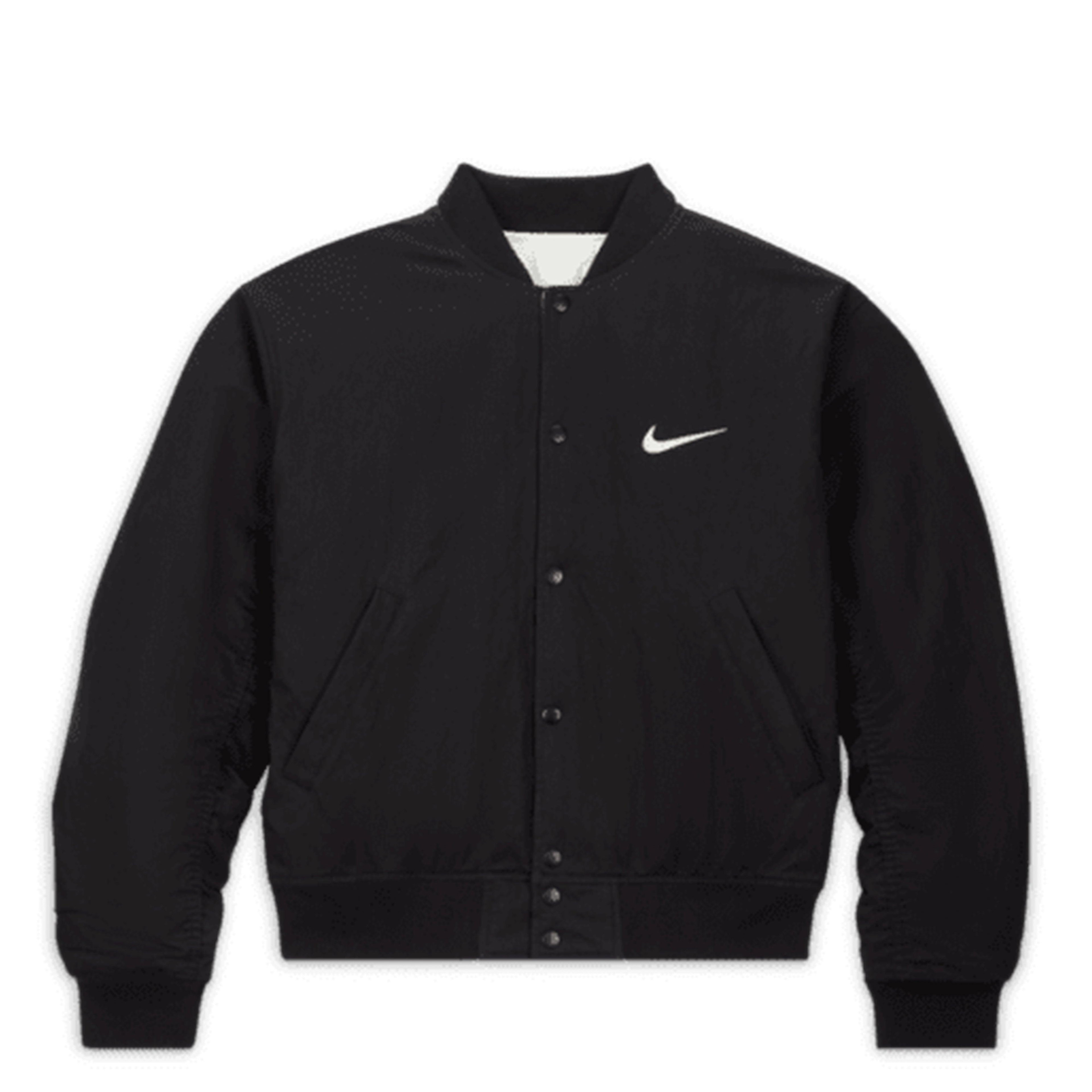 Nike - Stüssy Reversible Varsity Jacket - (Black) by NIKE