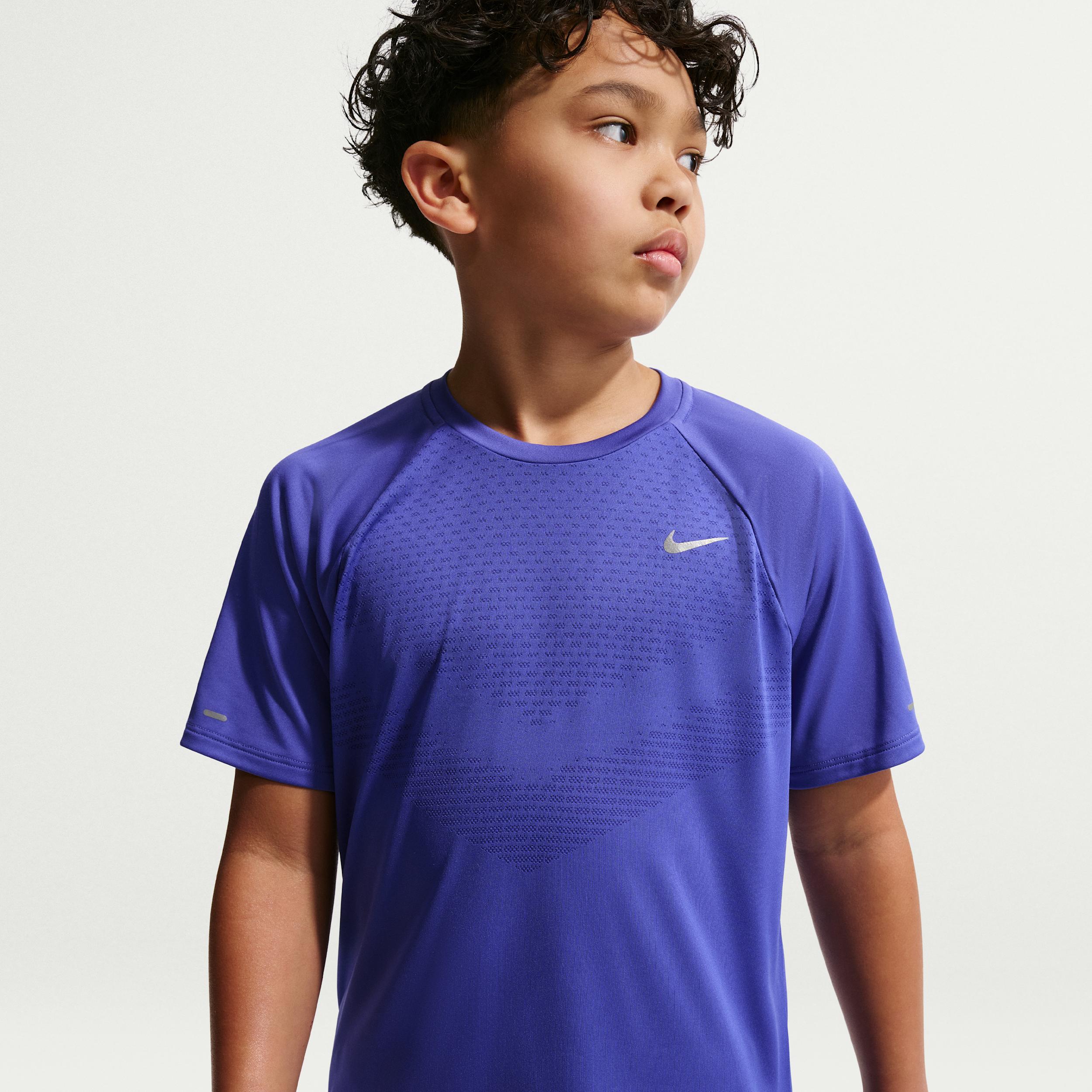 Nike Stride Big Kids' Dri-FIT Short-Sleeve Top by NIKE