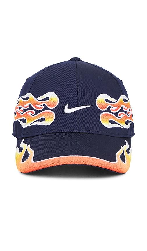 Nike Structured OG Flame Cap in Blue by NIKE