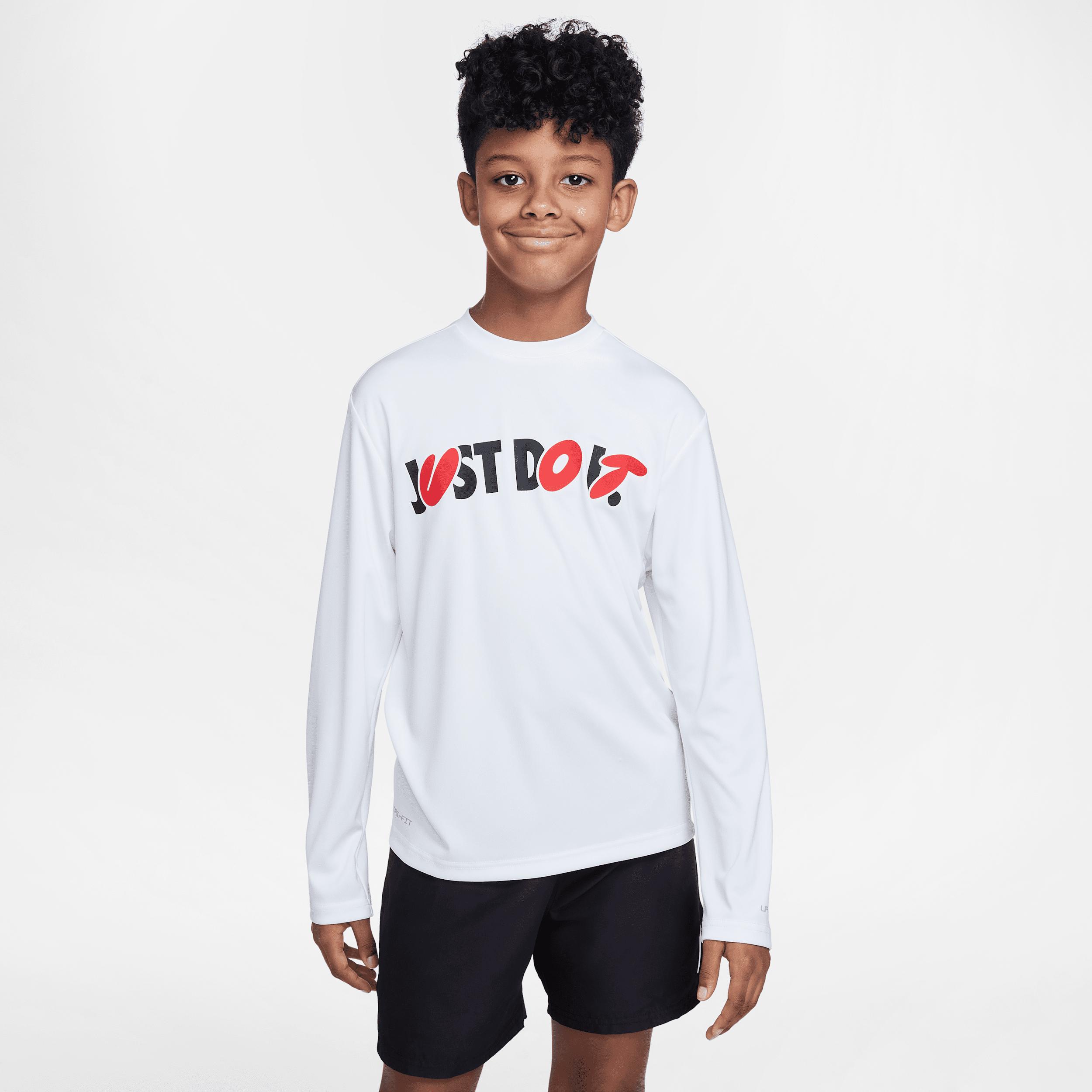 Nike Swim Hydroguard Big Kids' (Boys') Dri-FIT Long-Sleeve Top by NIKE