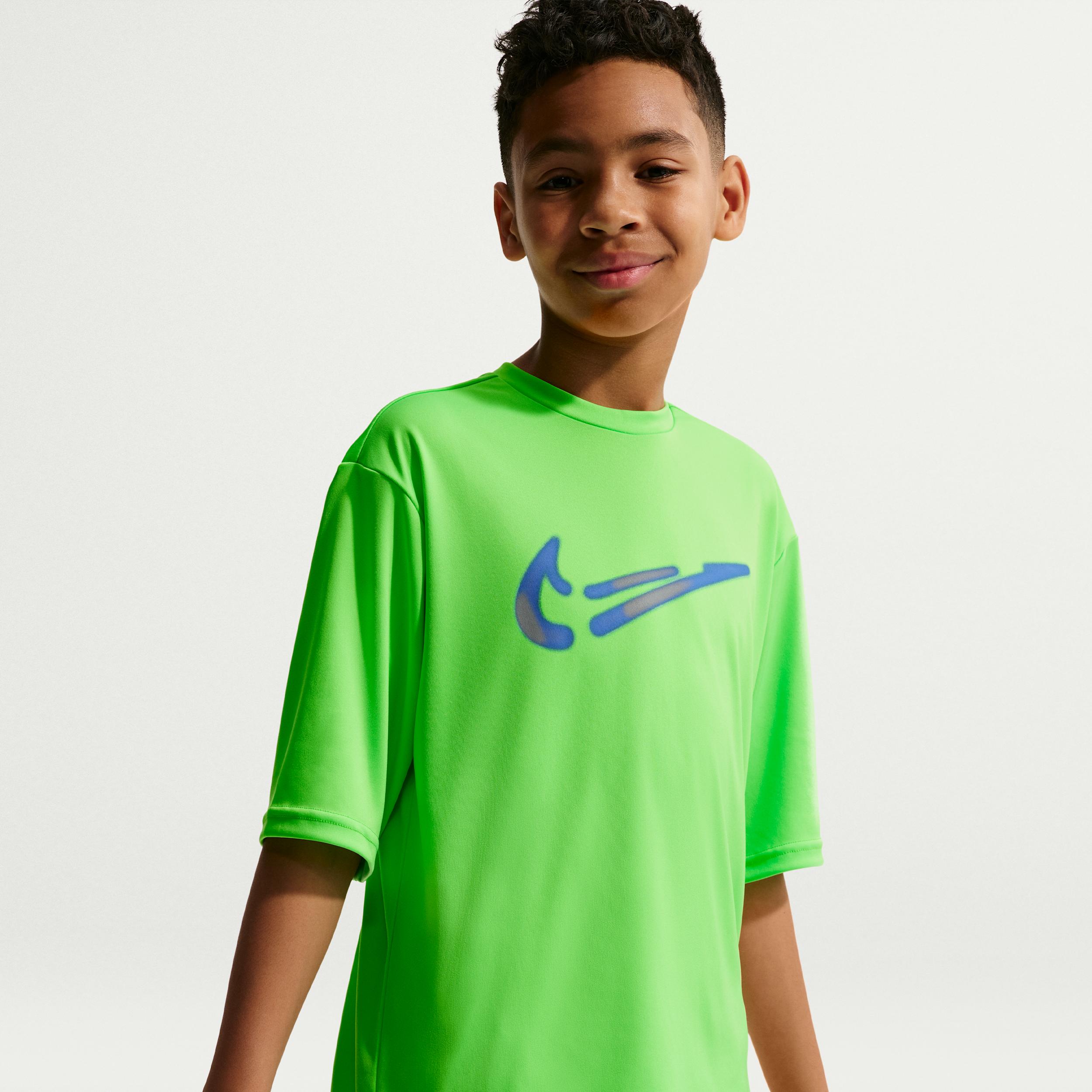 Nike Swim Hydroguard Big Kids' (Boys') Dri-FIT UV Short Sleeve Top by NIKE