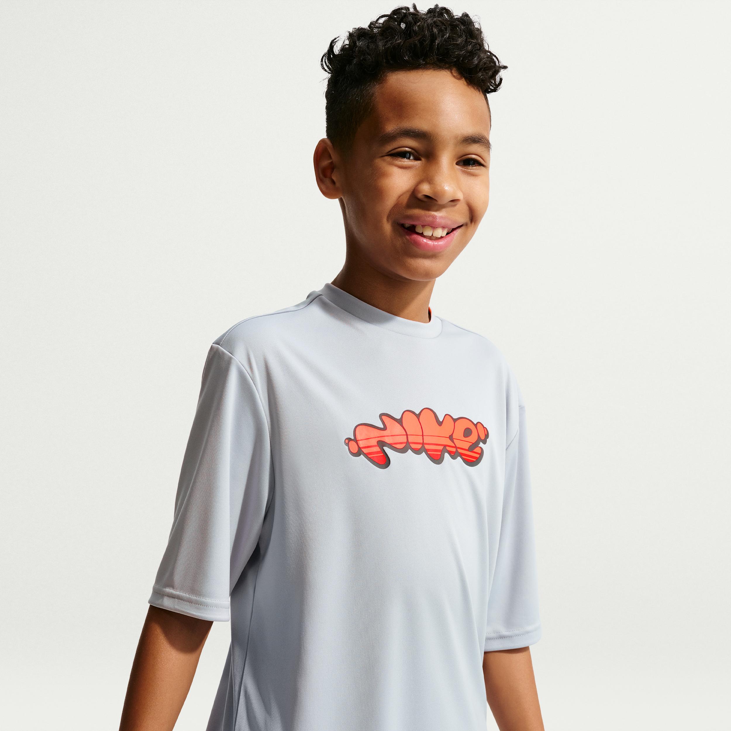 Nike Swim Hydroguard Big Kids' (Boys') Dri-FIT UV Short Sleeve Top by NIKE