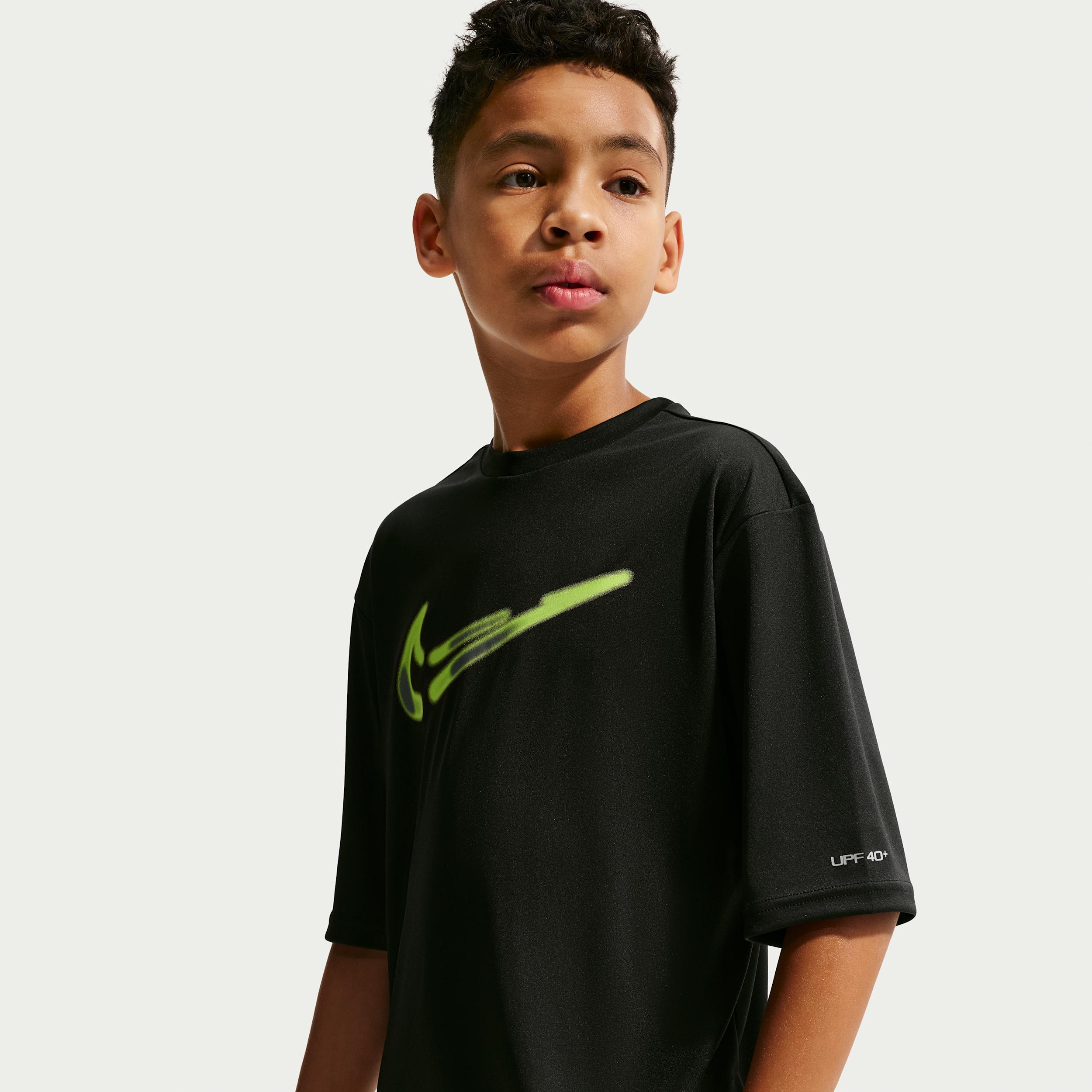 Nike Swim Hydroguard Big Kids' (Boys') Dri-FIT UV Short Sleeve Top by NIKE