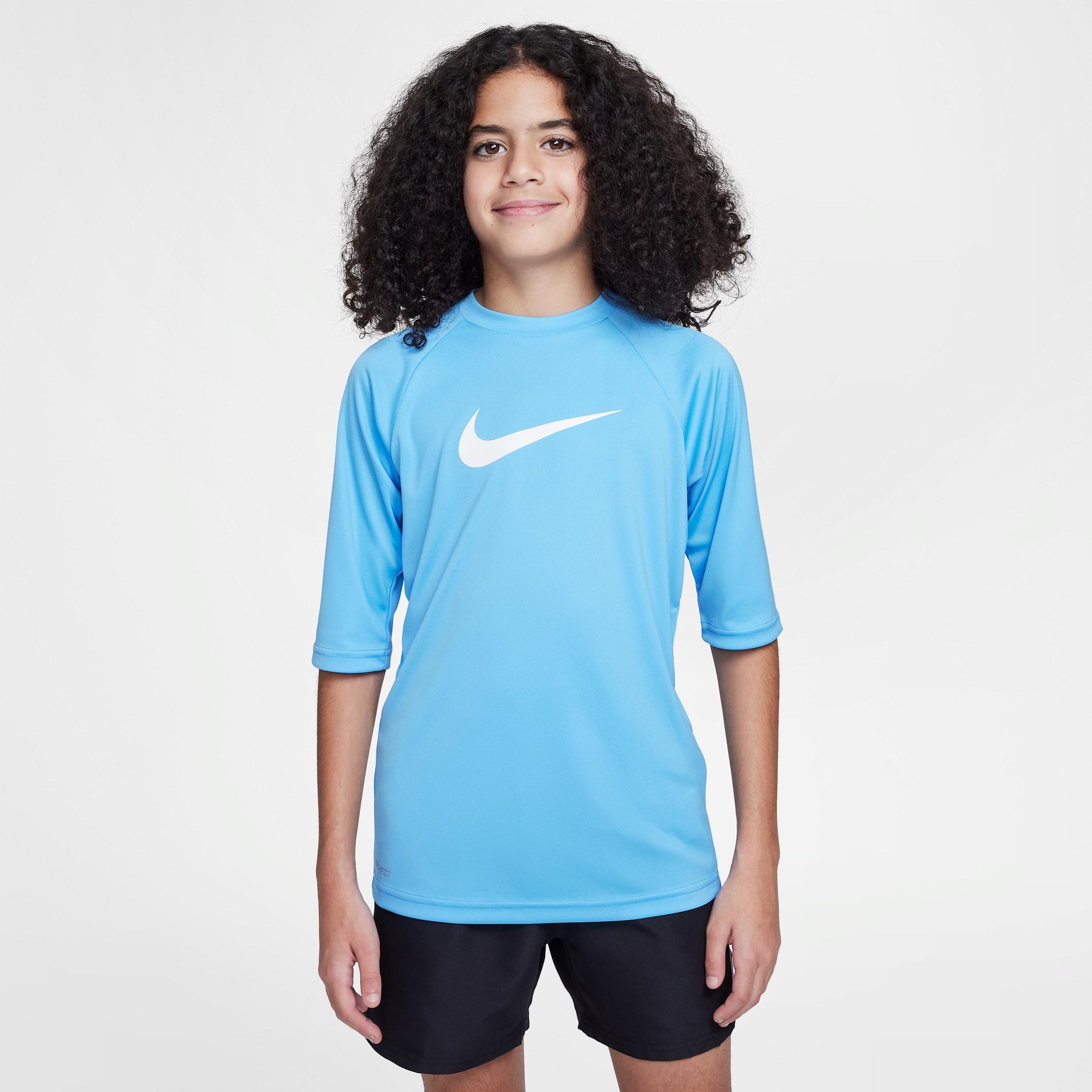 Nike Swim Hydroguard Essential Big Kids' (Boys') Dri-FIT UV Short Sleeve Top by NIKE