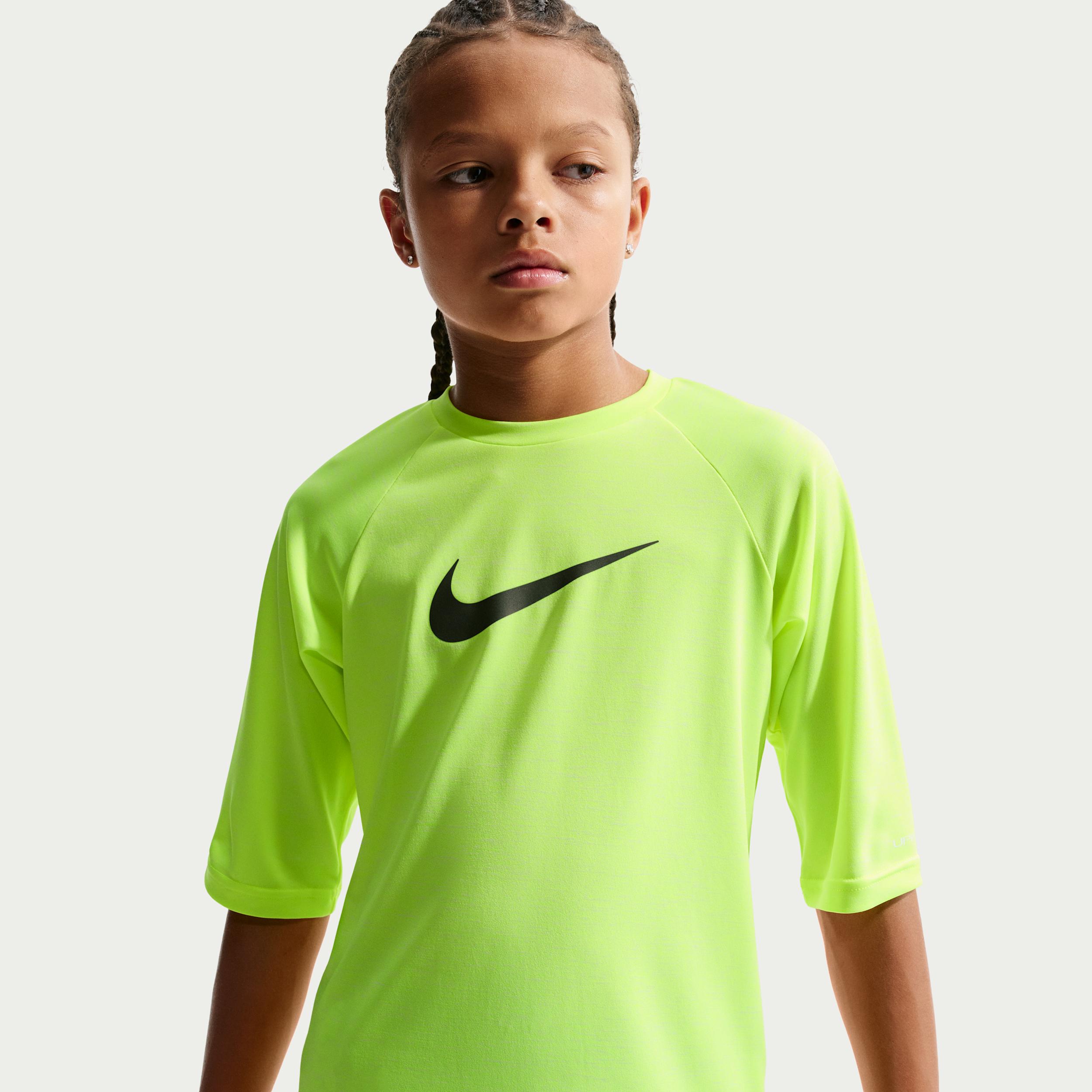 Nike Swim Hydroguard Essential Big Kids' (Boys') Dri-FIT UV Short Sleeve Top by NIKE