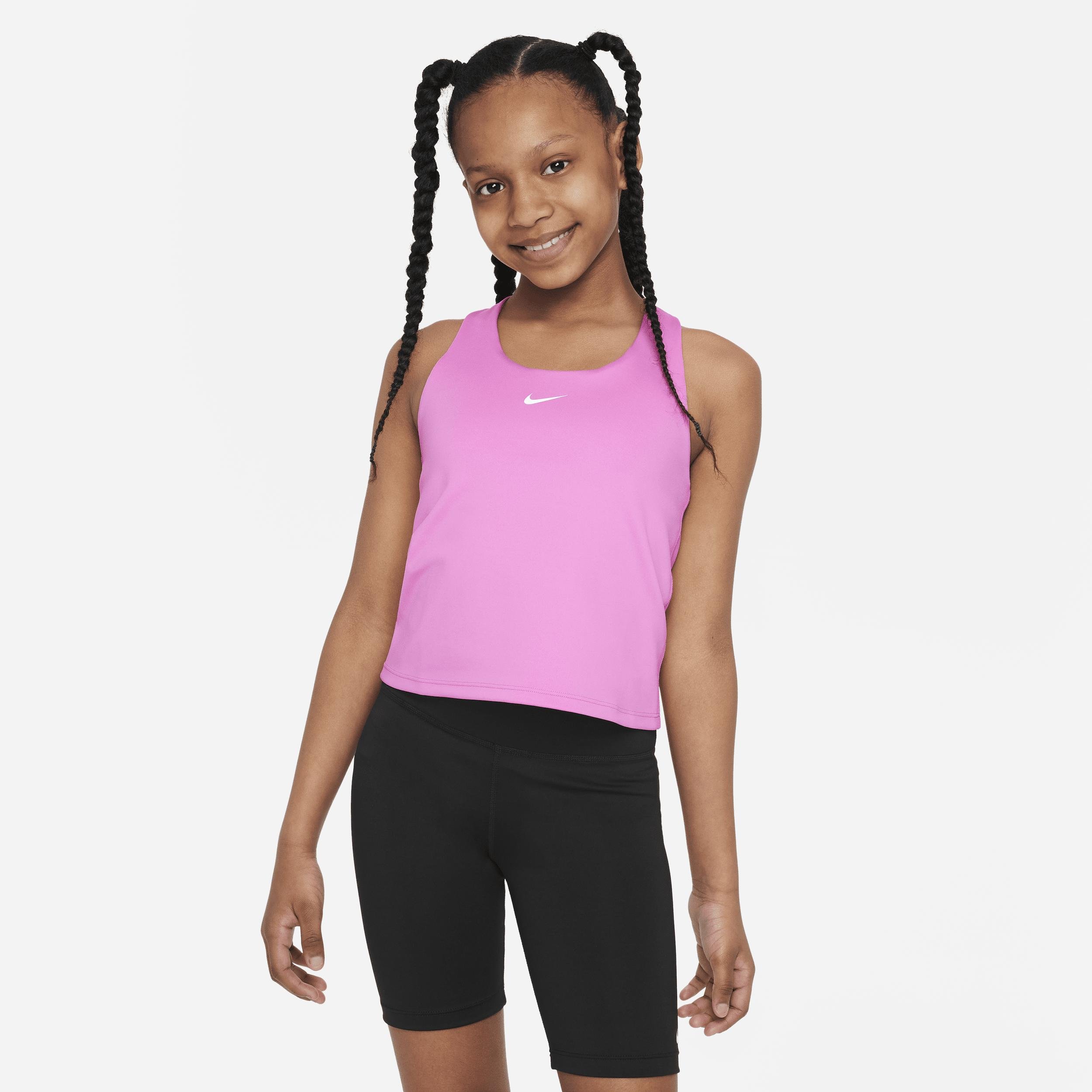 Nike Swoosh Big Kids' (Girls') Tank Top Sports Bra by NIKE