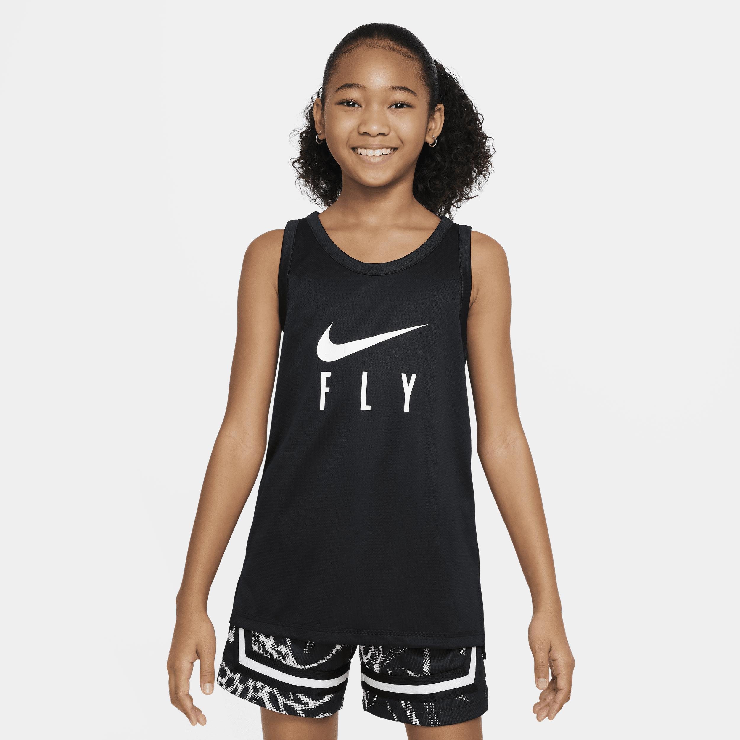 Nike Swoosh Fly Big Kids' (Girls') Jersey Tank Top by NIKE