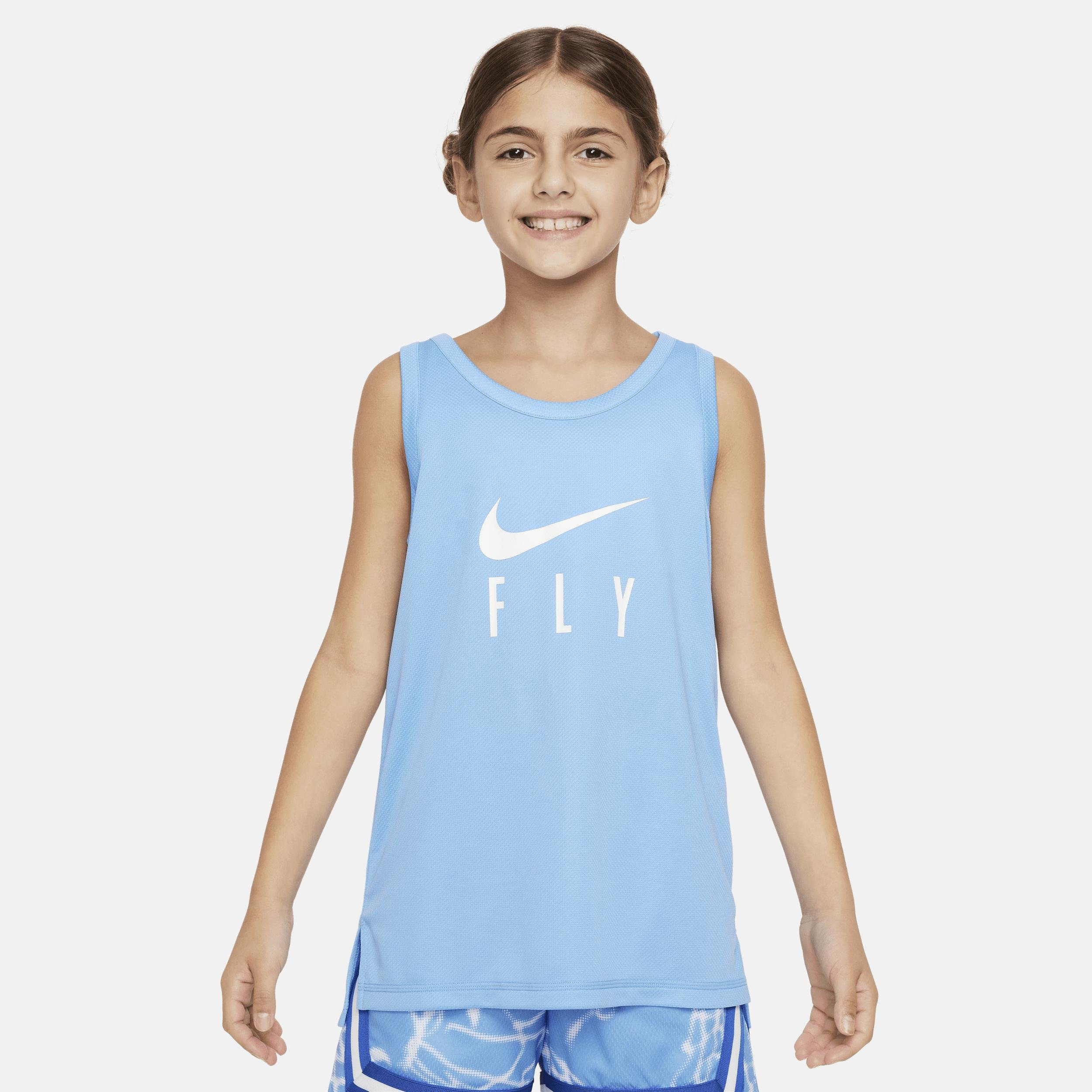 Nike Swoosh Fly Big Kids' (Girls') Jersey Tank Top by NIKE