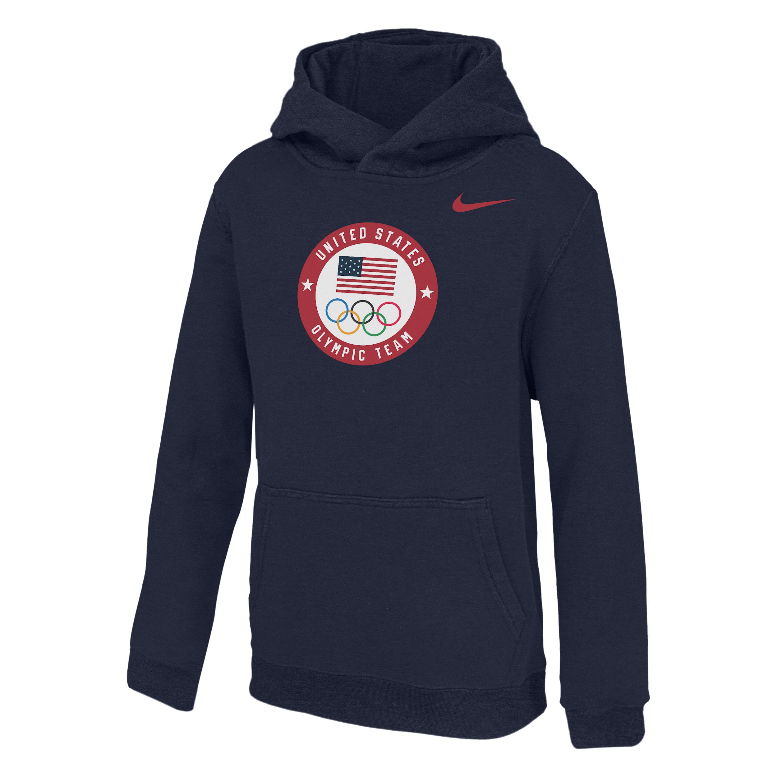 Nike "Team USA" Big Kids' Club Fleece Hoodie by NIKE