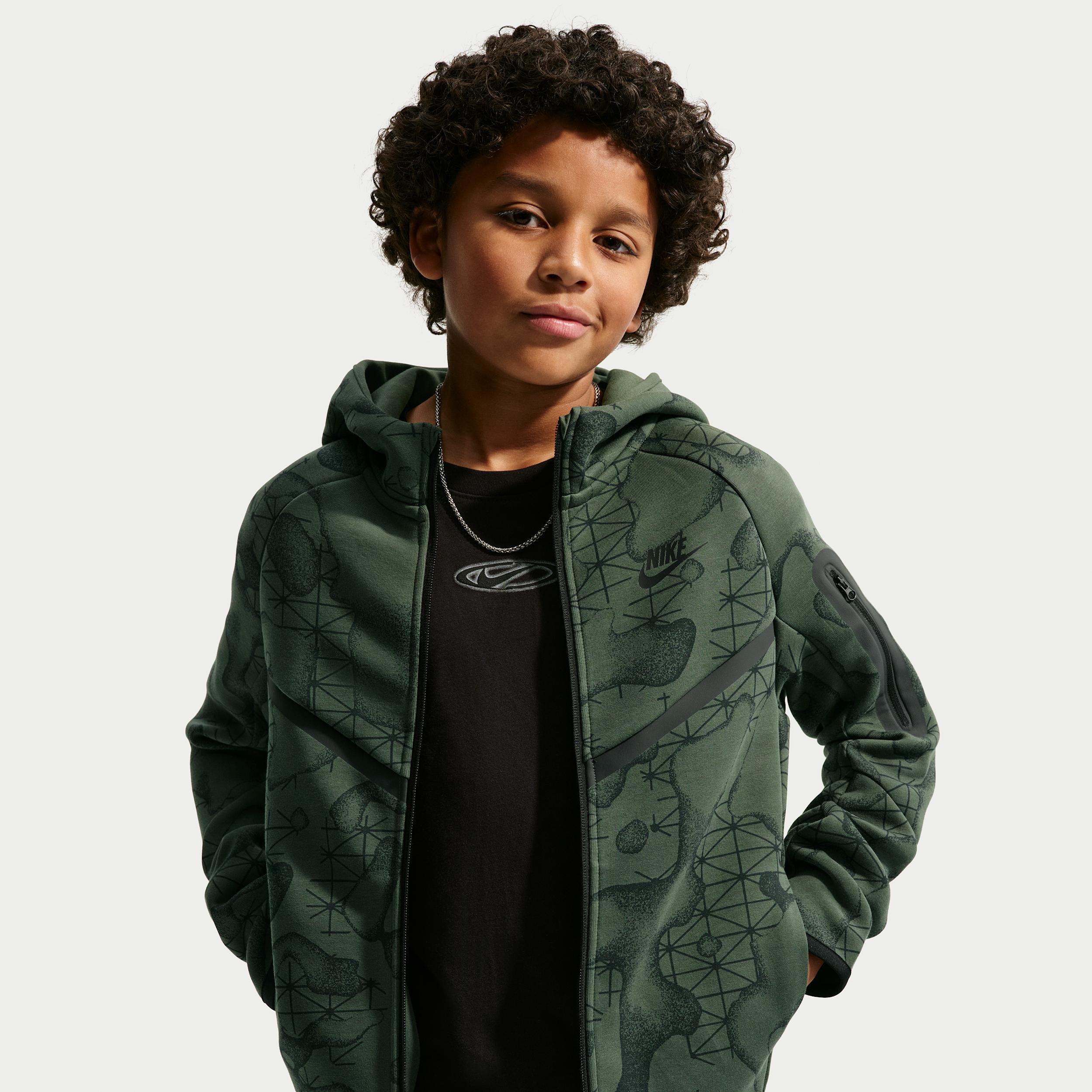 Nike Tech Fleece Big Kids' (Boys') Full-Zip Hoodie by NIKE