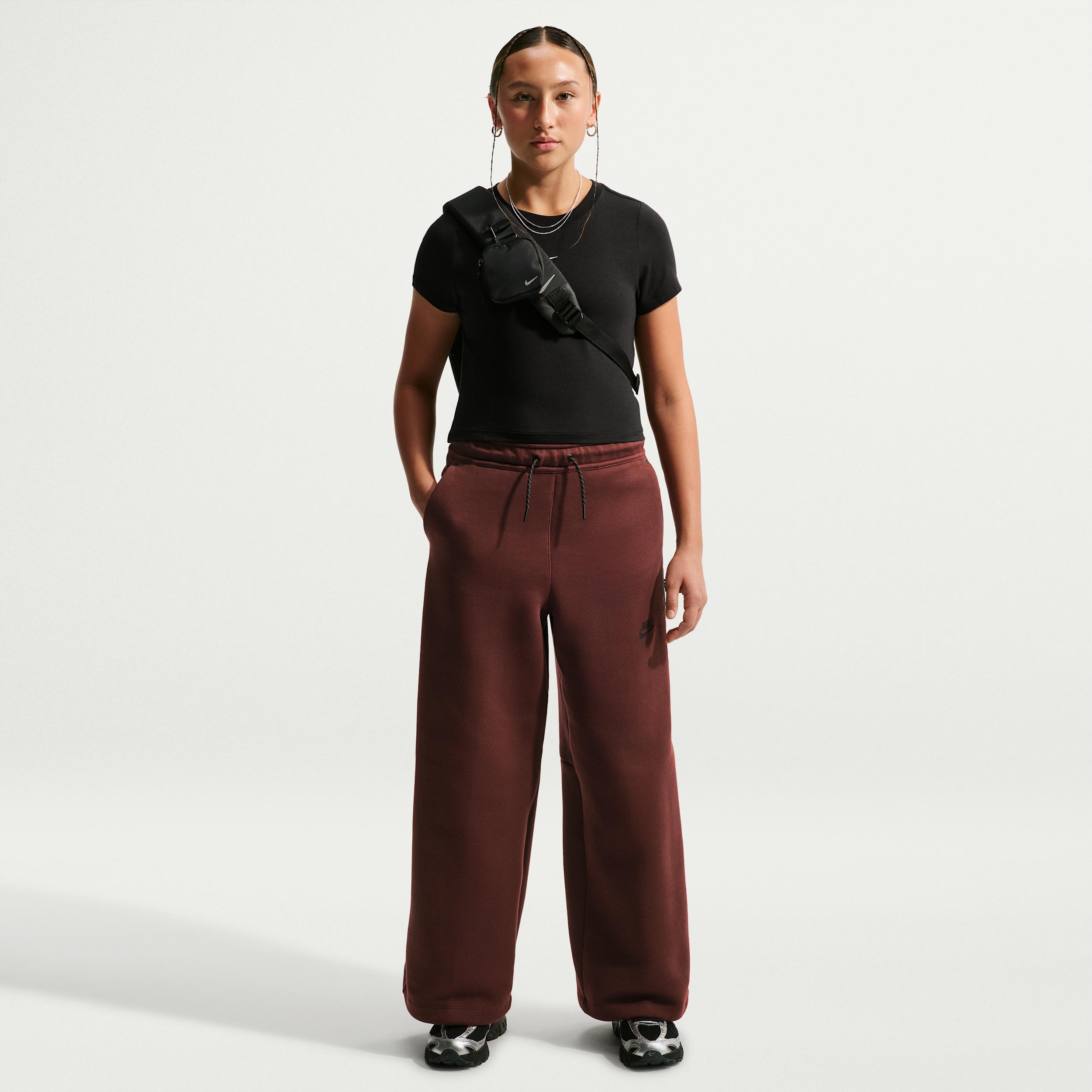 Nike Tech Fleece Big Kids' (Girls') Wide-Leg Pants by NIKE