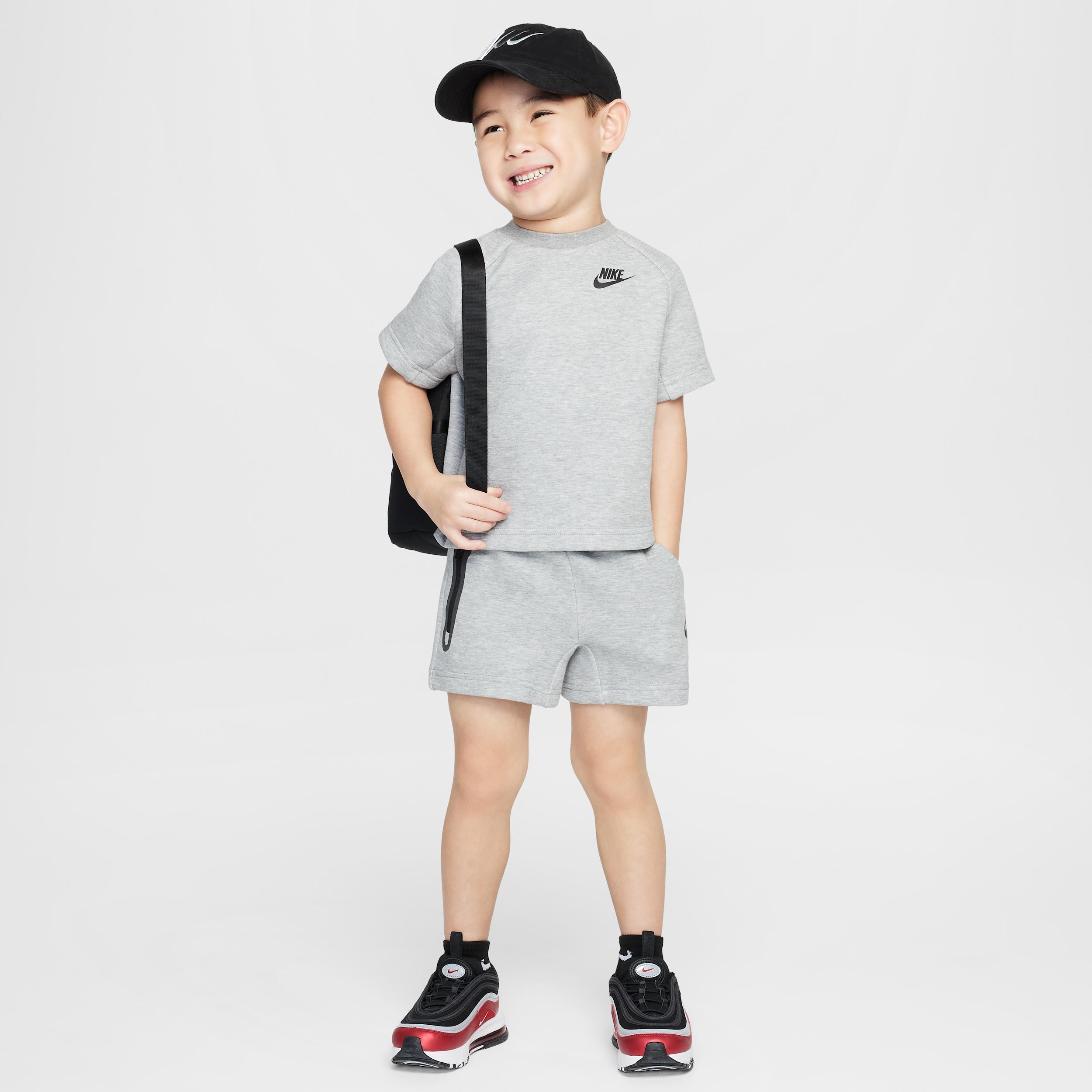 Nike Toddler Tech Fleece T-Shirt and Shorts Set by NIKE