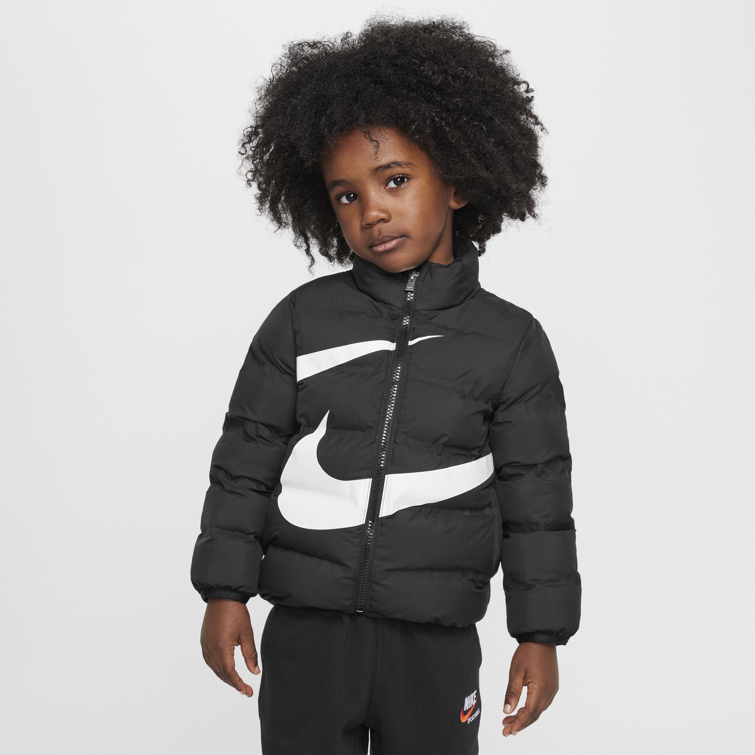 Nike Toddler Wrapped Swoosh Debossed Quilted Jacket by NIKE