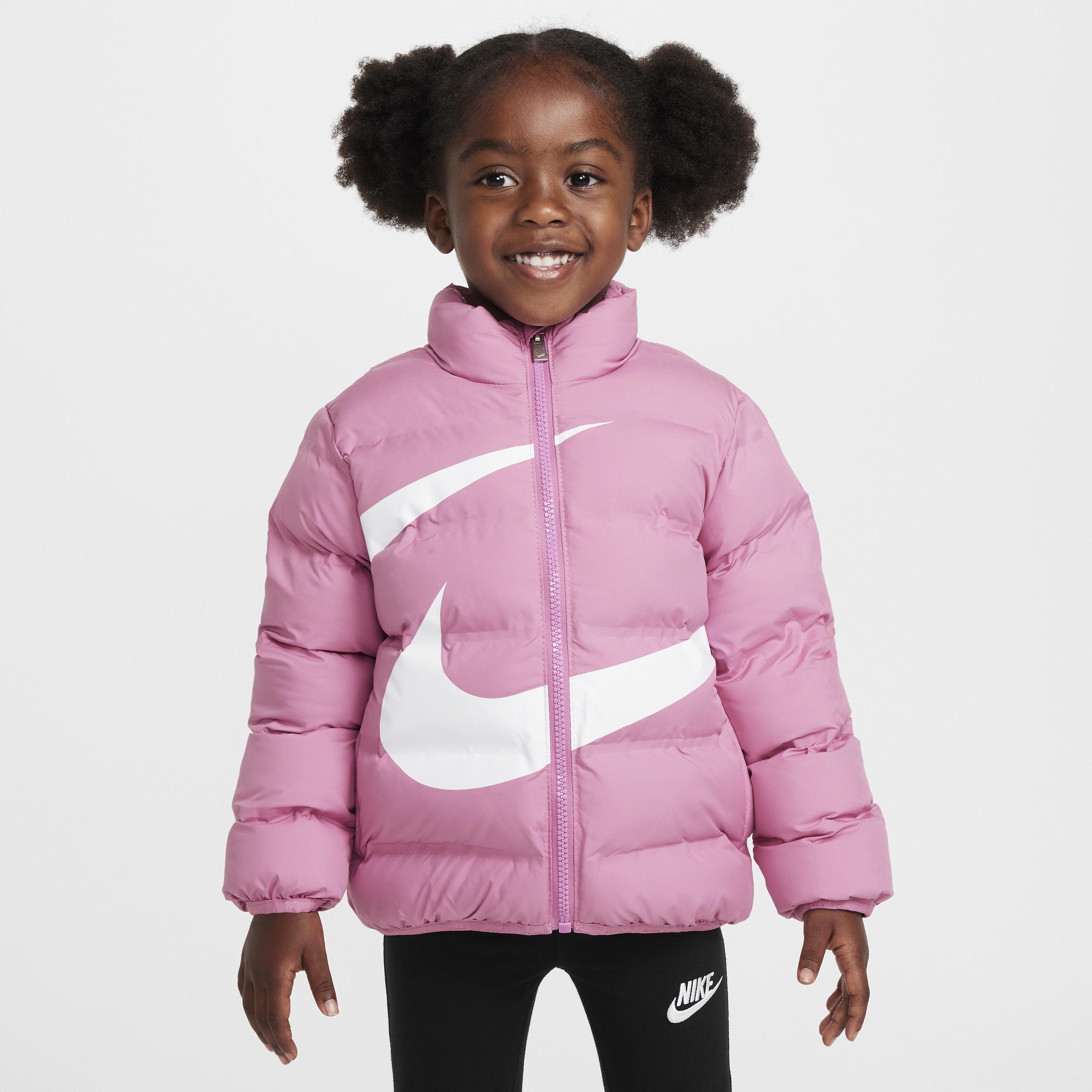 Nike Toddler Wrapped Swoosh Debossed Quilted Jacket by NIKE